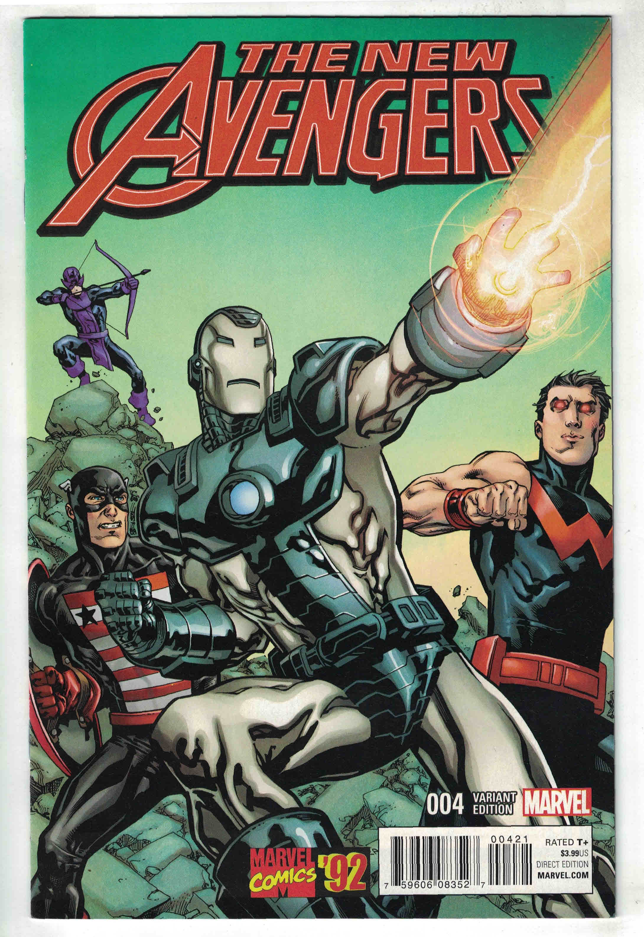 New Avengers #4 1:20 Raney Marvel 92 Variant ANAD 2015 West Coast VF/NM