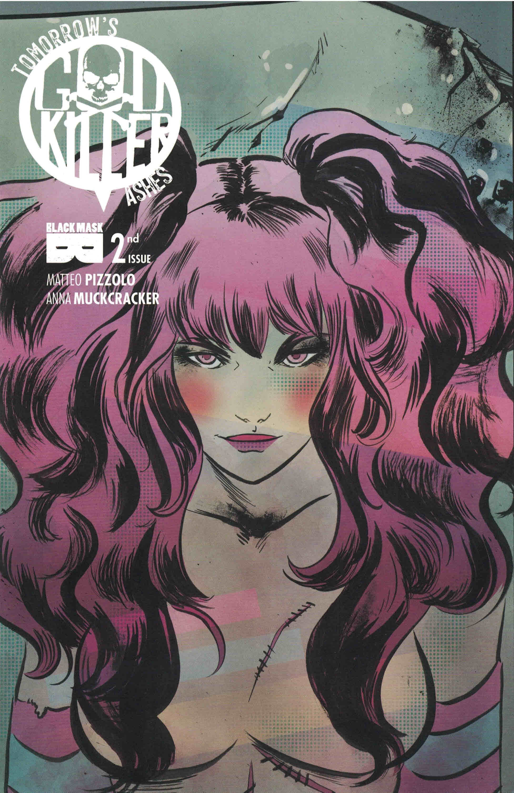 Godkiller Tomorrows Ashes #2 1:15 Soo Lee Variant Black Mask 2021 Pizzolo
