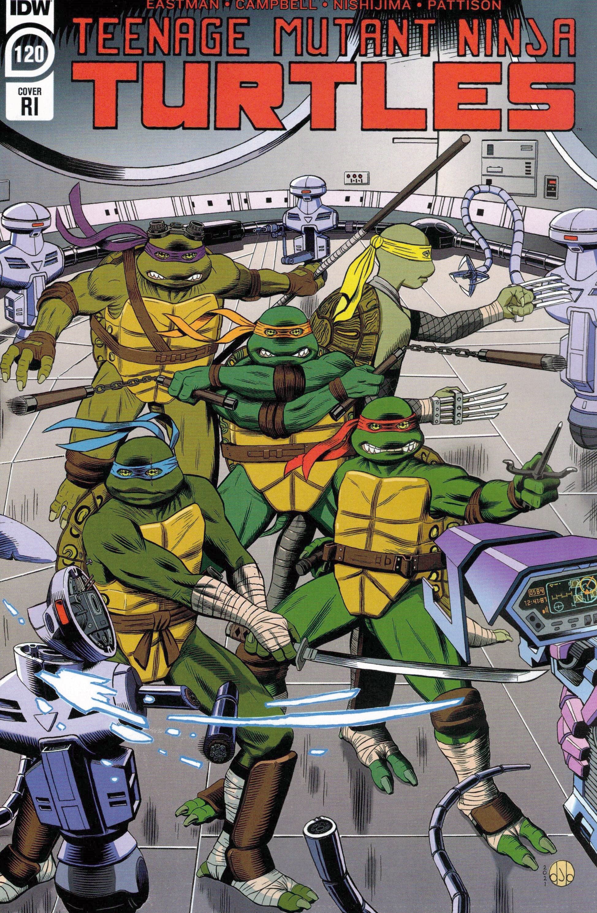 ポッターページ Teenage Mutant Ninja Turtles #120 1:10 DJ Bryant Variant IDW 2011