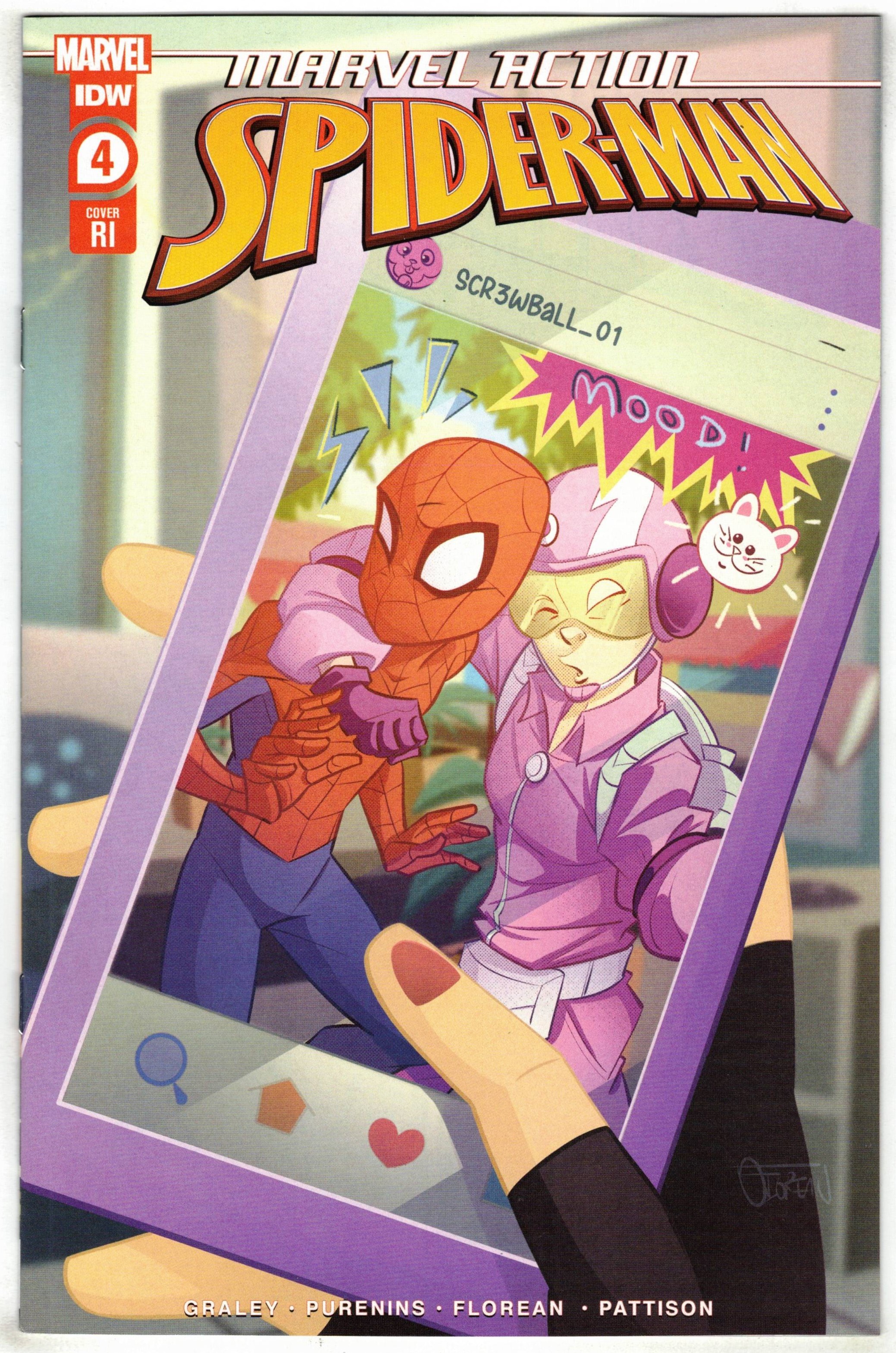 Marvel Action Spider-Man v3 #4 1:10 Arianna Florean Variant IDW 2020 VF/NM