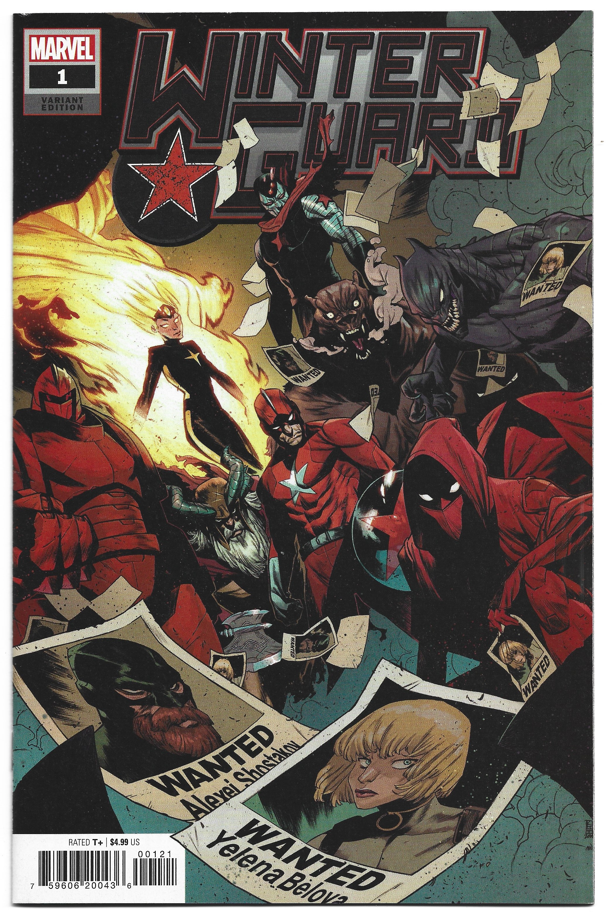 Winter Guard #1 1:25 Jacinto Variant Marvel 2021 VF/NM