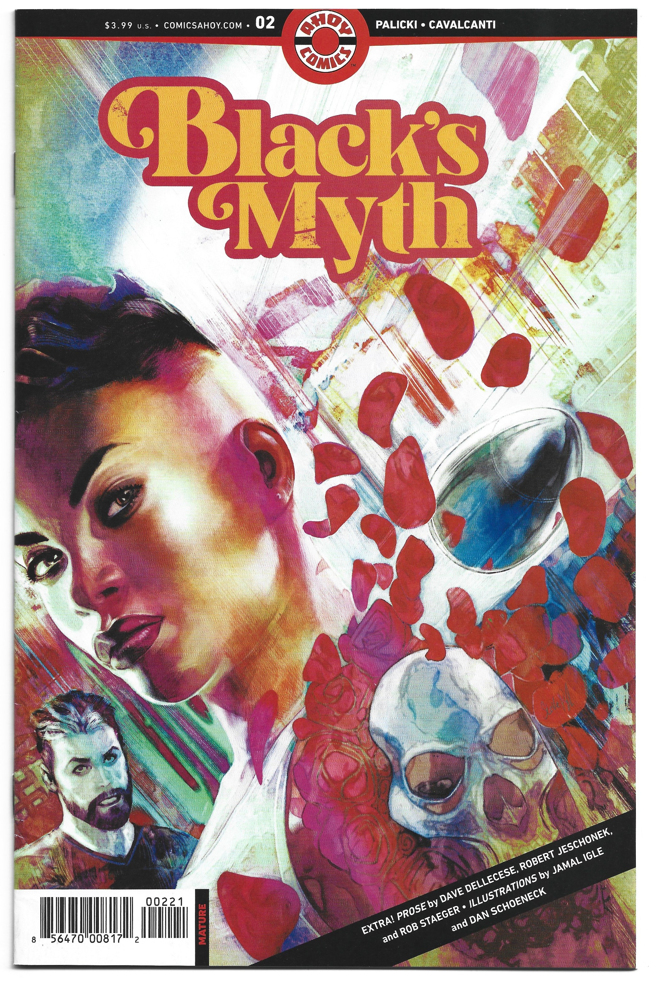 Black's Myth #2 Steve Pugh B Cover Ahoy 2021 VF/NM