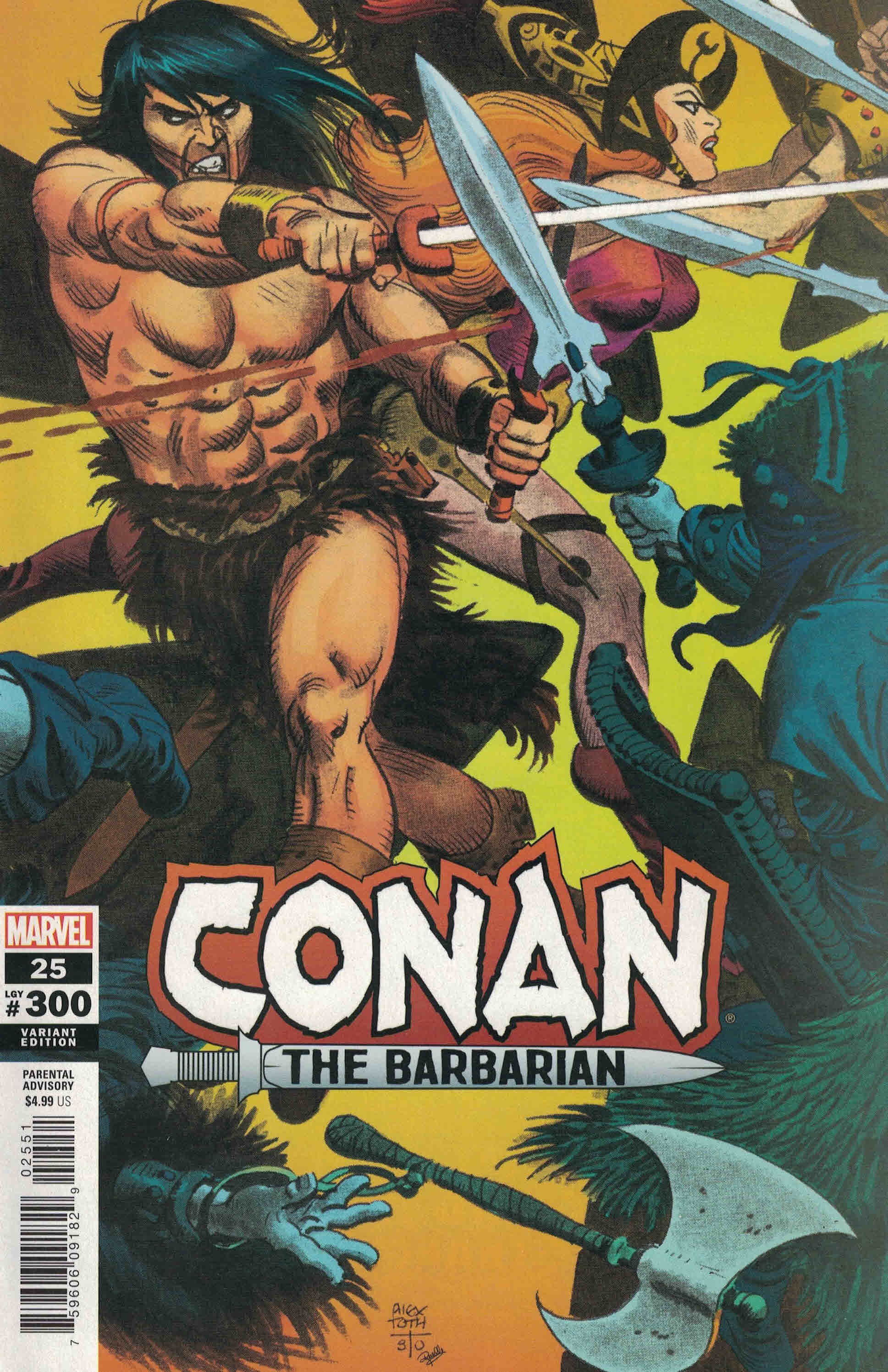 Conan the Barbarian #25 1:50 Alex Toth Variant Marvel 2019
