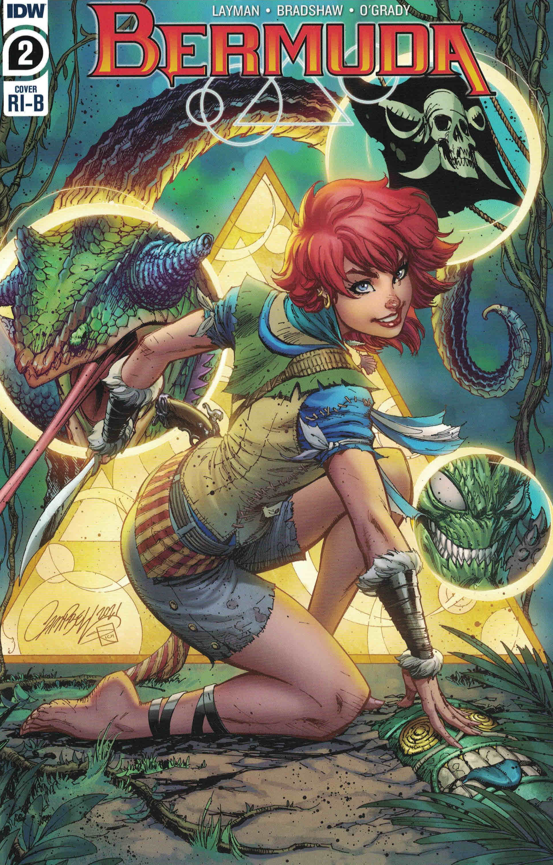 Bermuda #2 1:25 Campbell Variant IDW 2021