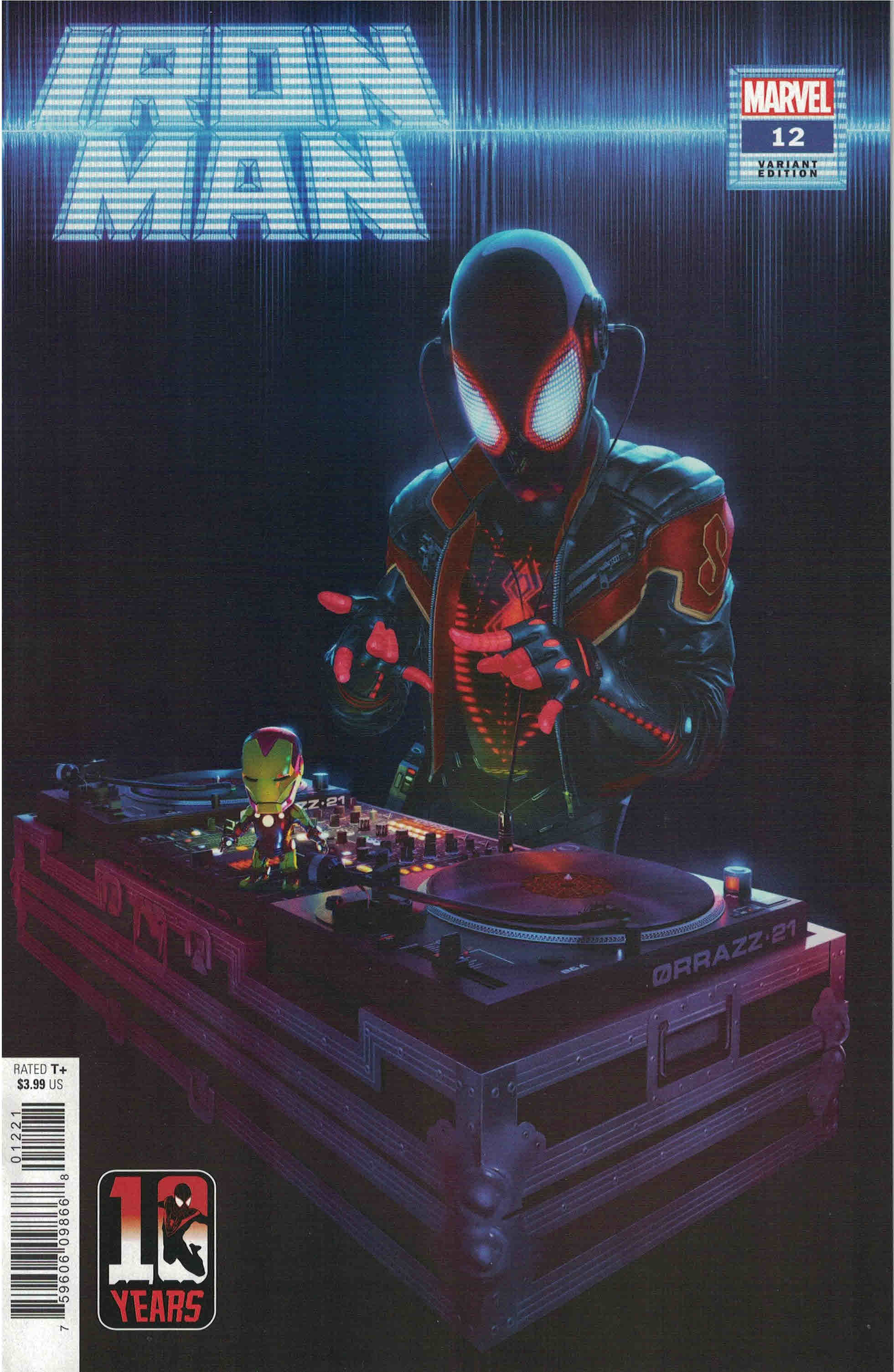 Iron Man #12 Rahzzah Variant Marvel 2020 Miles Morales 10 Year Anniversary