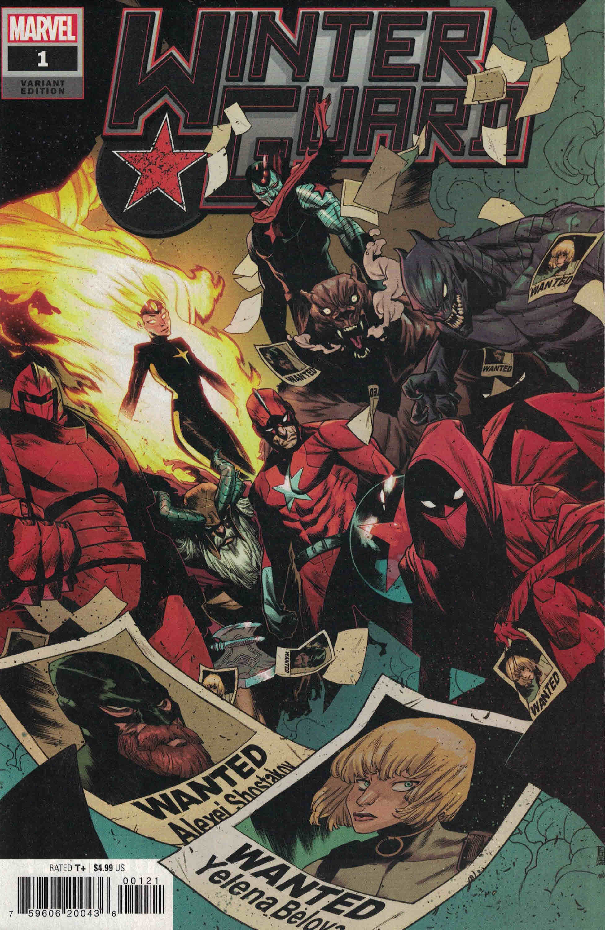 Winter Guard #1 1:25 Kim Jacinto & Nolan Woodard Variant Marvel 2021 Ryan Cady