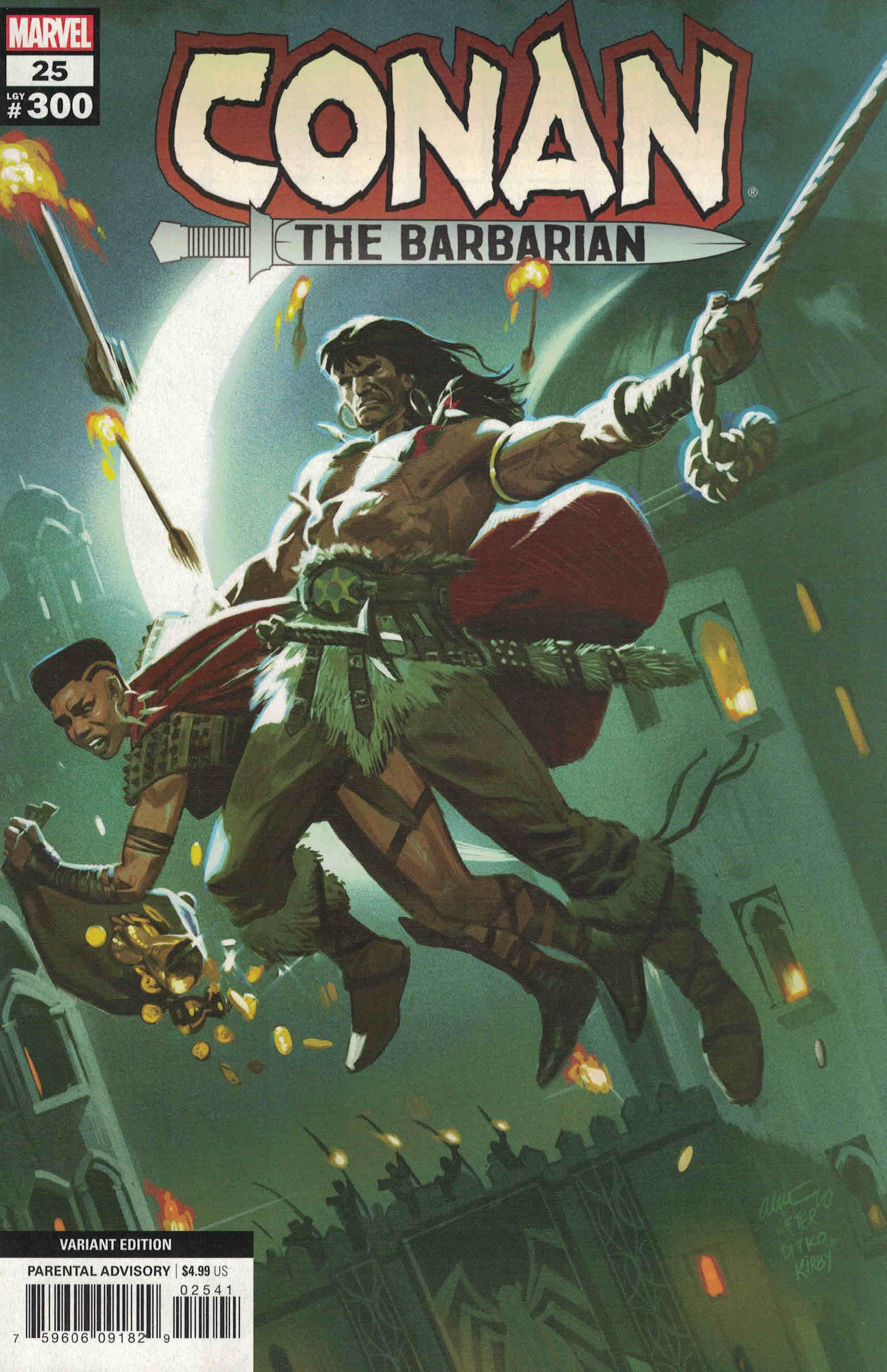 Conan the Barbarian #25 1:25 Daniel Acuna Variant Marvel 2019 LGY#300