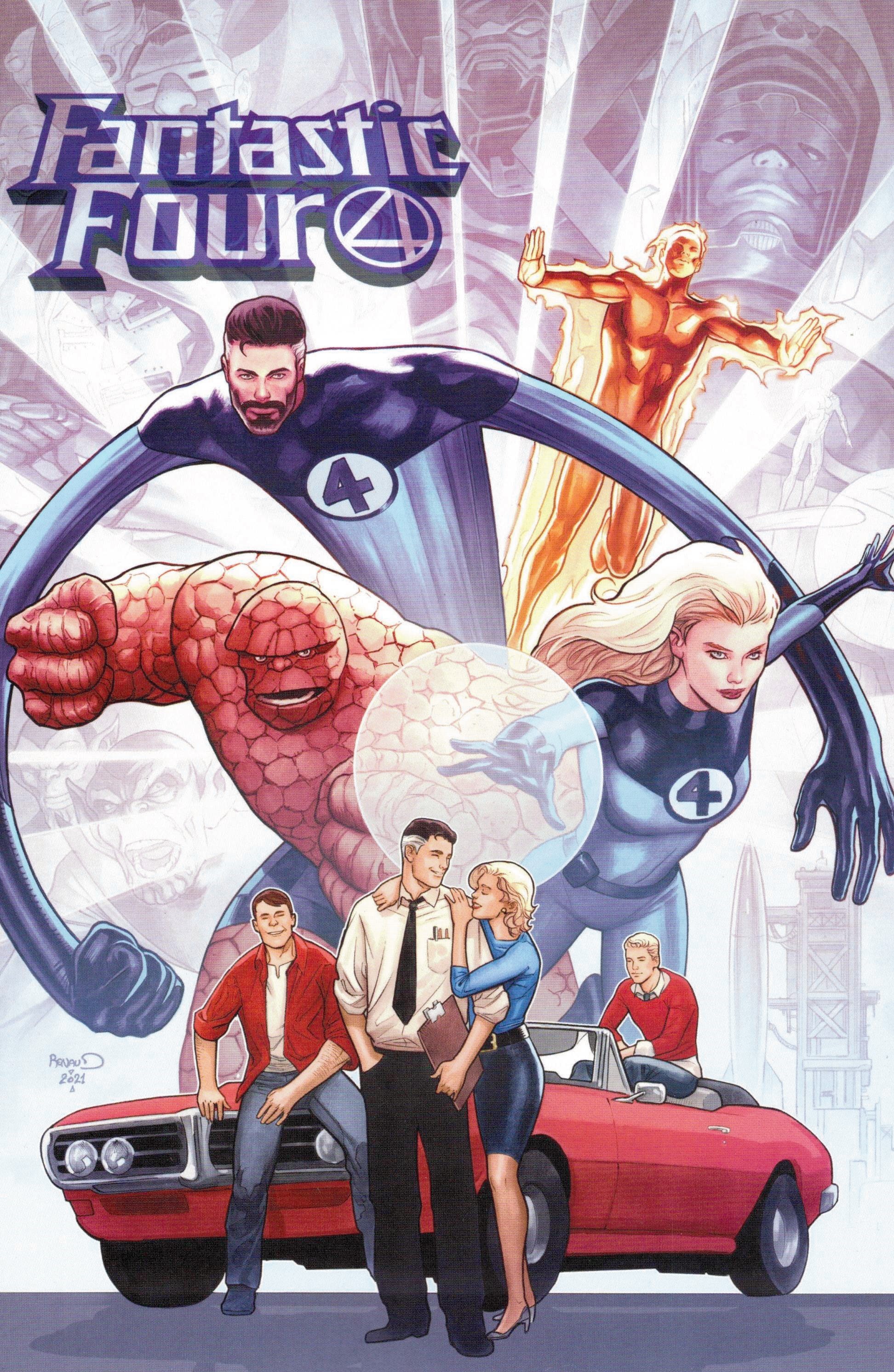 Fantastic Four #35 1:25 Paul Renaud Variant Marvel 2018 Legacy #680