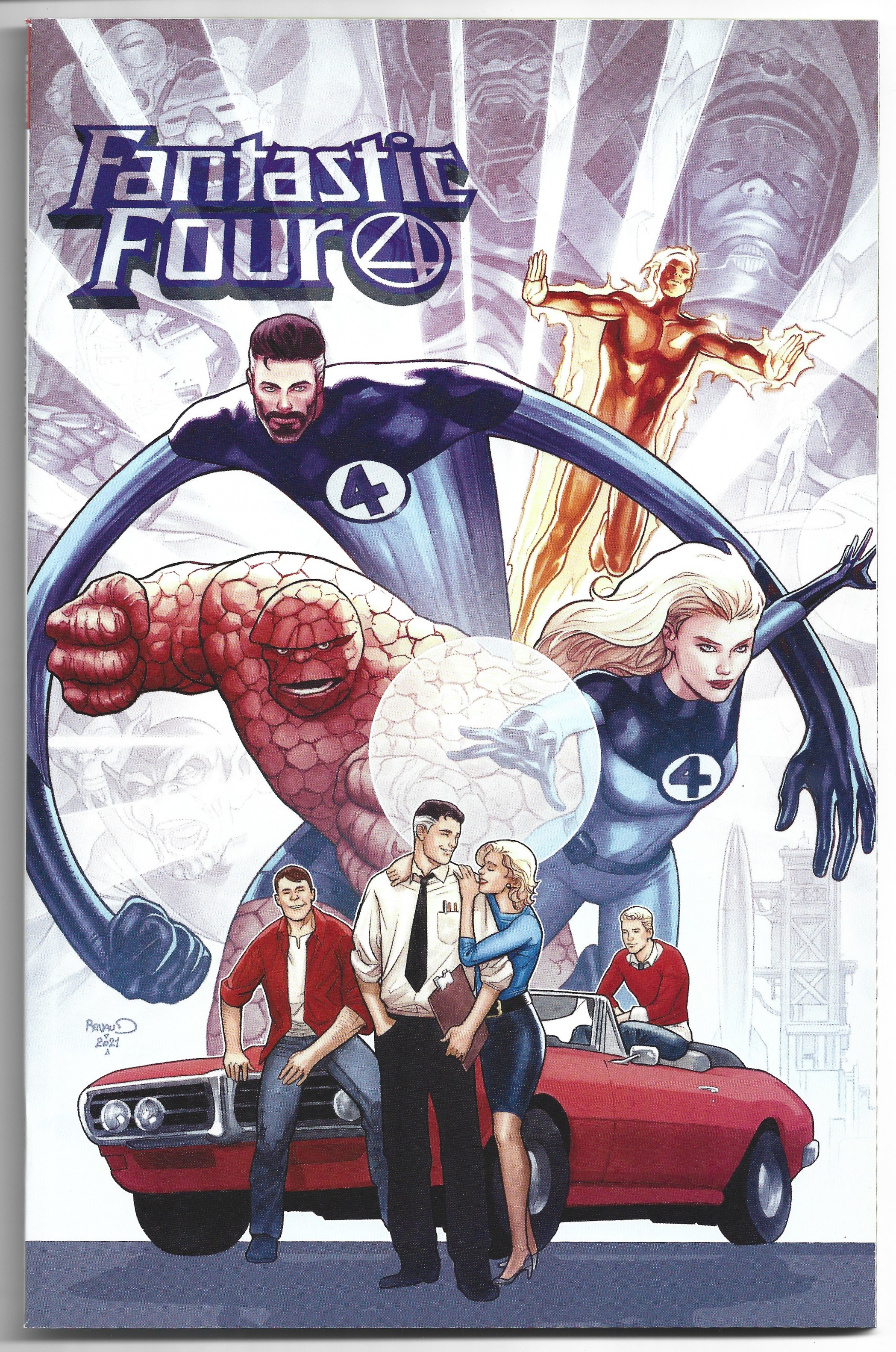 Fantastic Four #35 1:25 Paul Renaud Variant Marvel 2018 Legacy #680 VF/NM