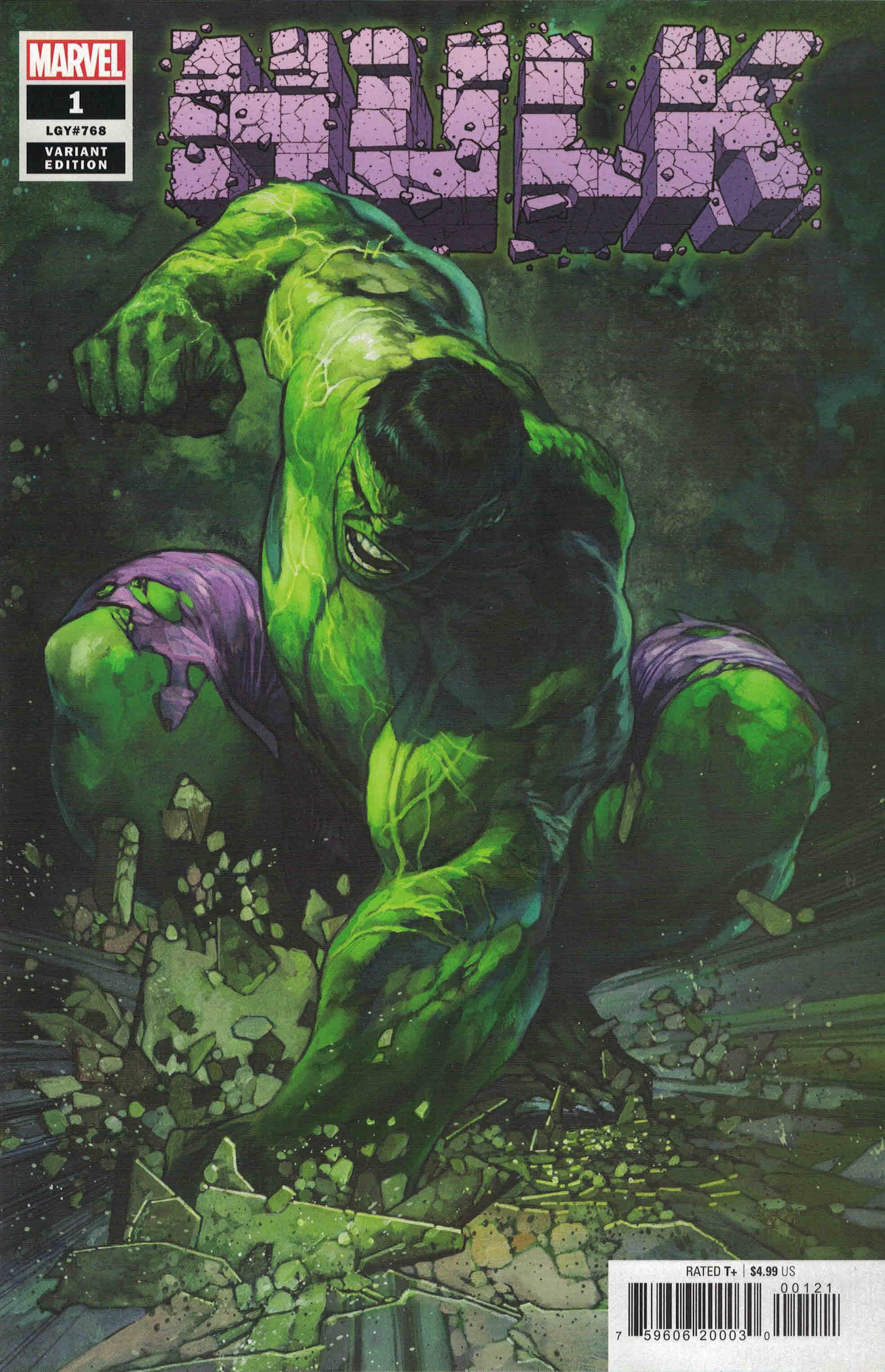 Hulk #1 1:25 Simone Bianchi Variant Donny Cates Ryan Ottley Marvel 2021