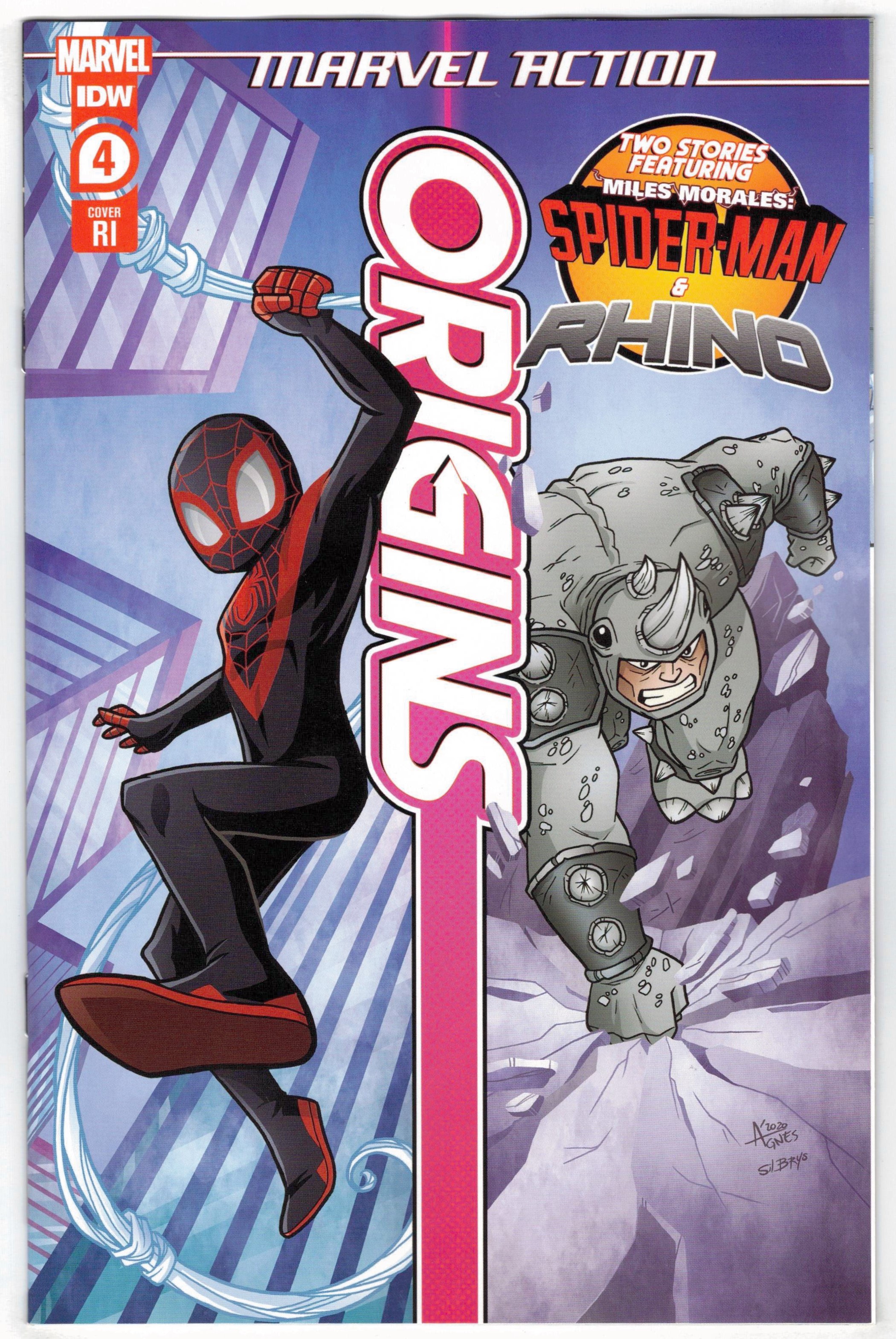 Marvel Action Origins #4 1:10 Agnes Garbowska Variant IDW 2021 VF/NM