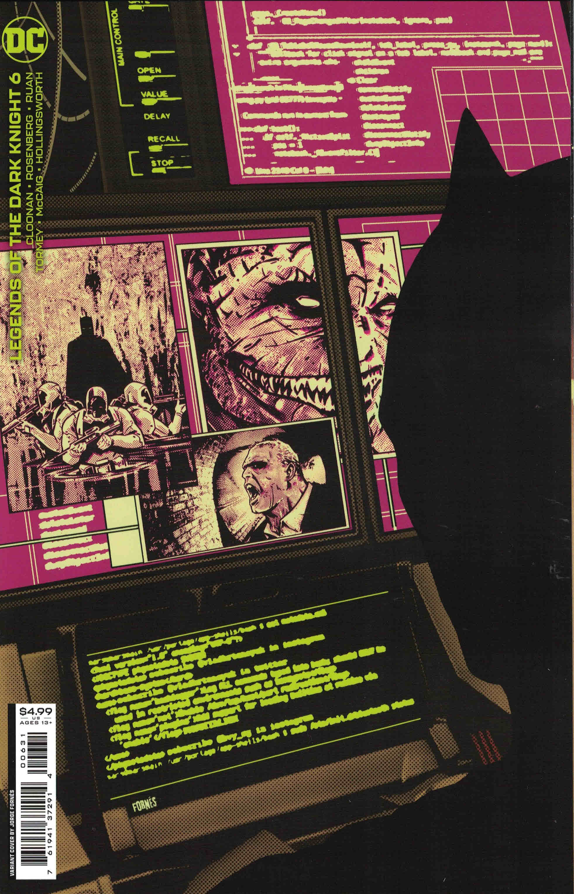 Legends of the Dark Knight #6 1:25 Fornes Variant DC 2021