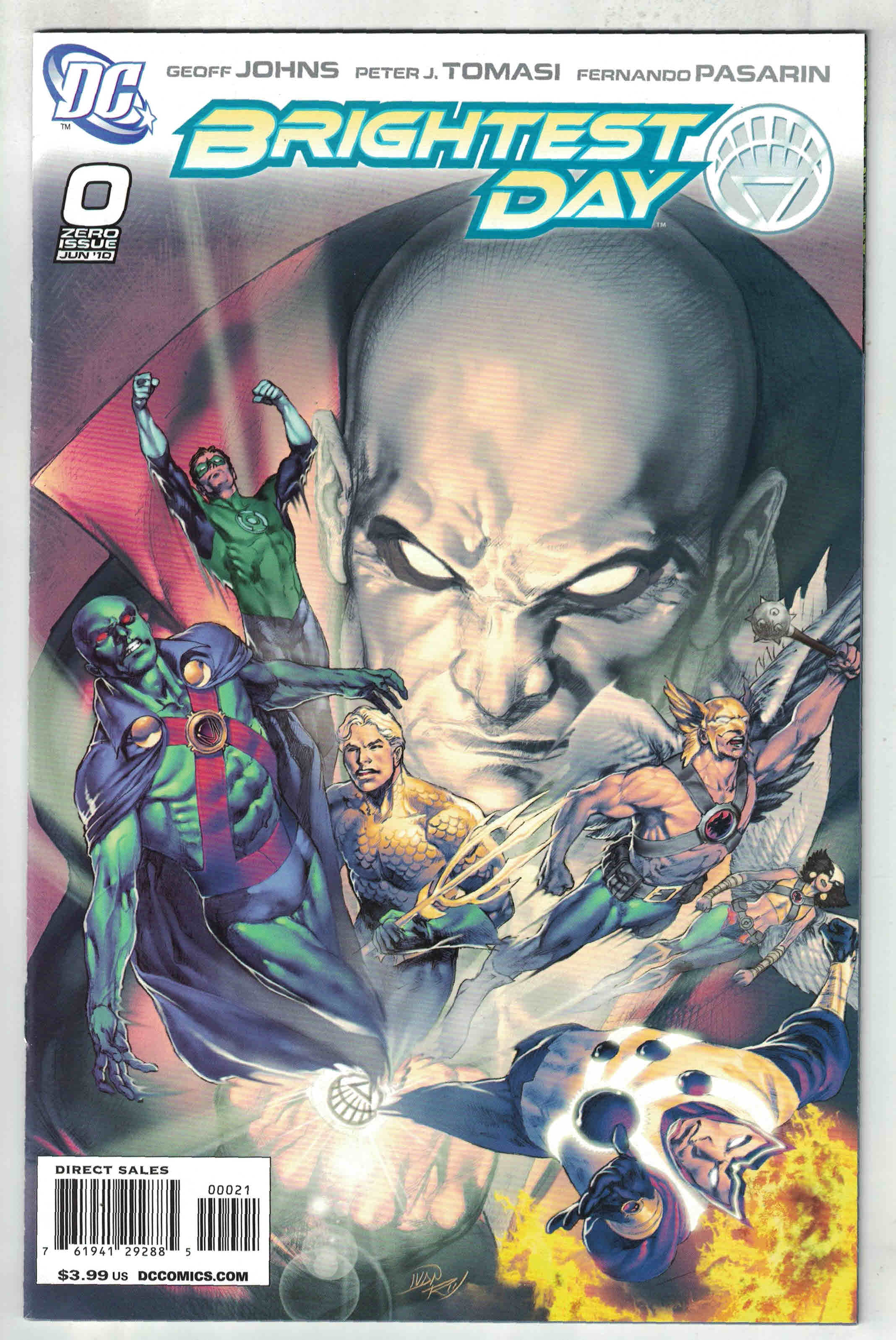 Brightest Day #0 1:50 Ivan Reis Variant Geoff Johns DC 2010 VF/NM