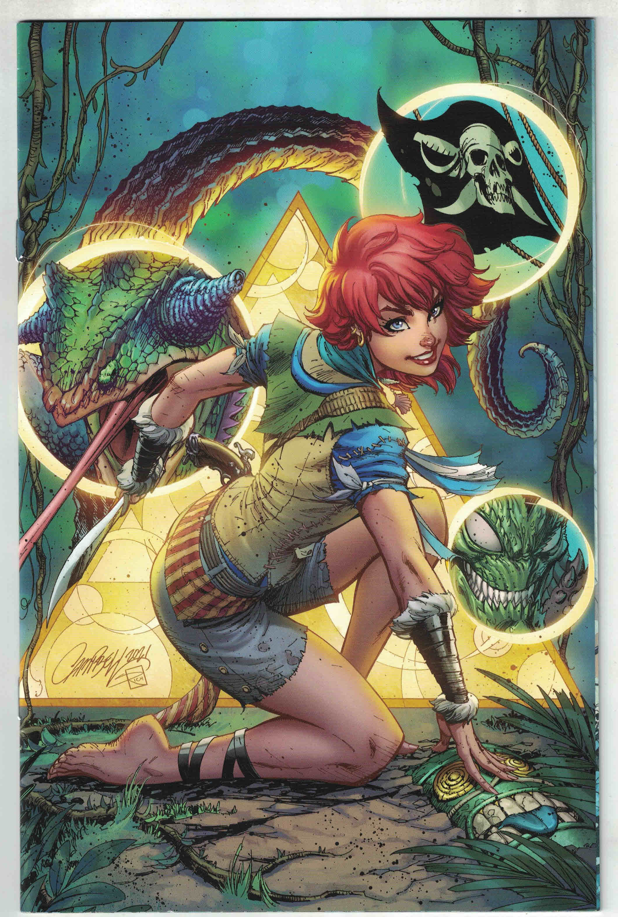 Bermuda #2 1:50 Campbell Virgin Variant IDW 2021 VF/NM