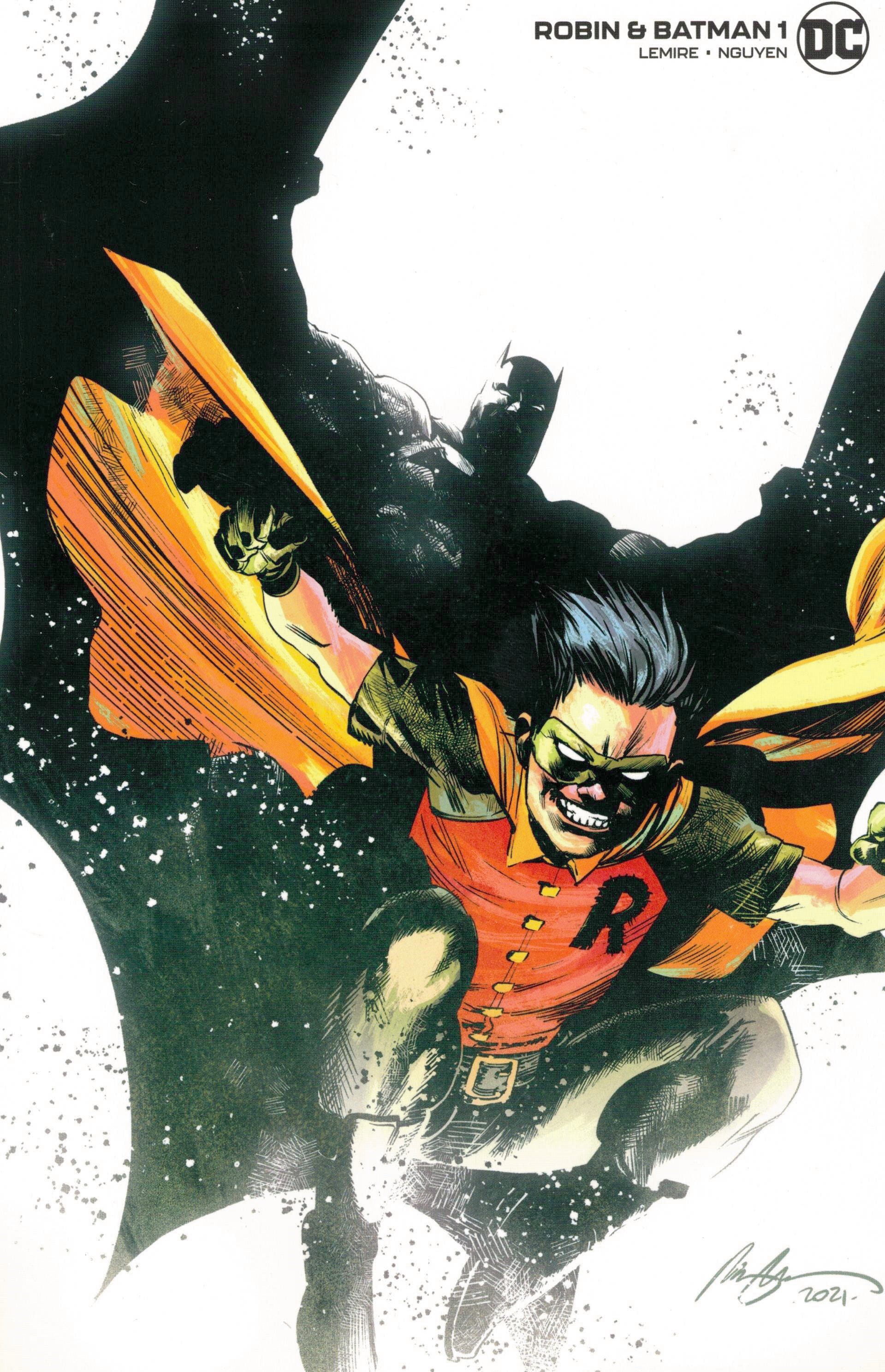 Robin & Batman #1 1:25 Rafael Albuquerque Variant DC 2021 Jeff