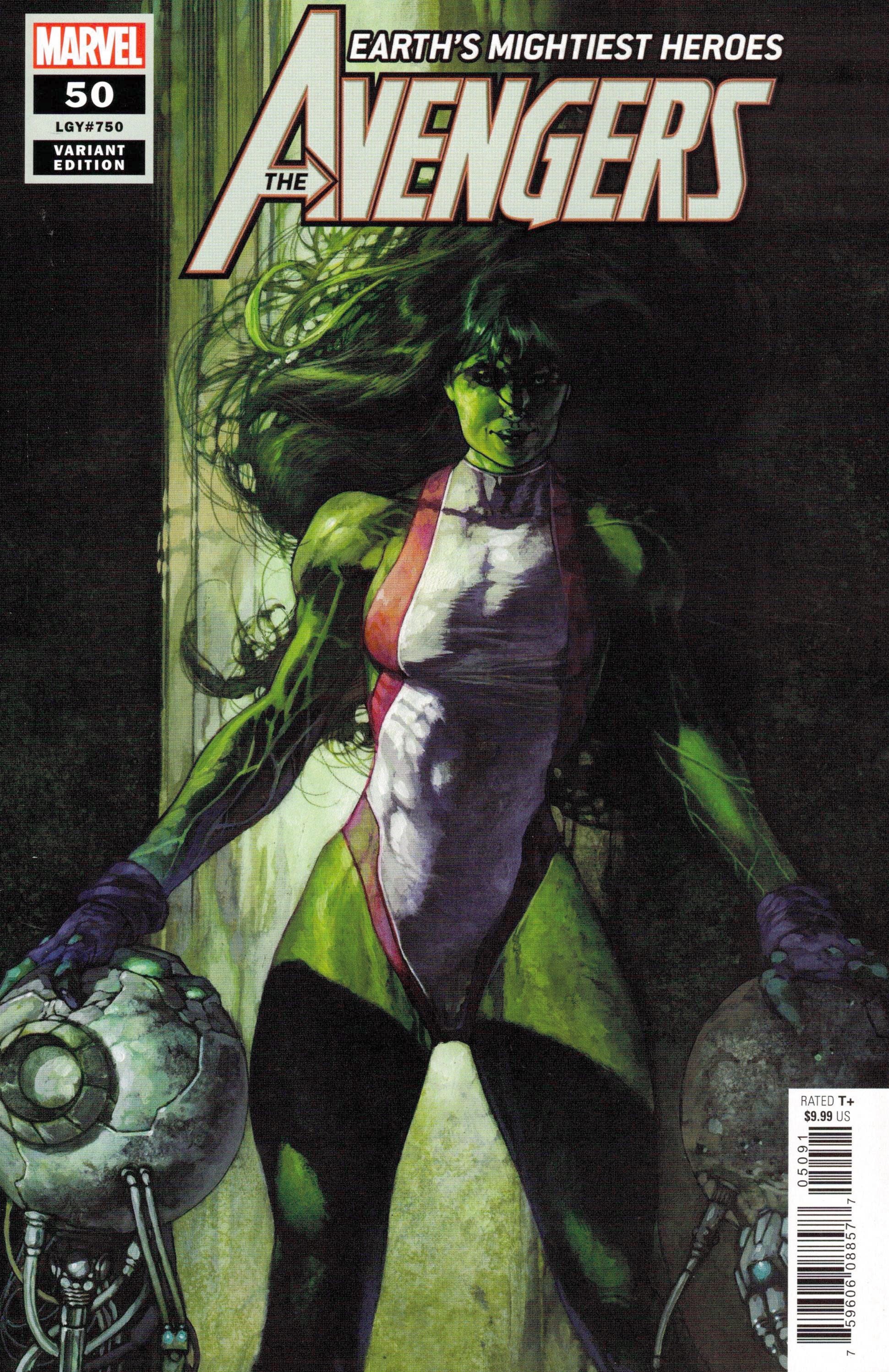 Avengers #50 1:25 Bianchi World War She-Hulk Variant #750 Marvel 2018