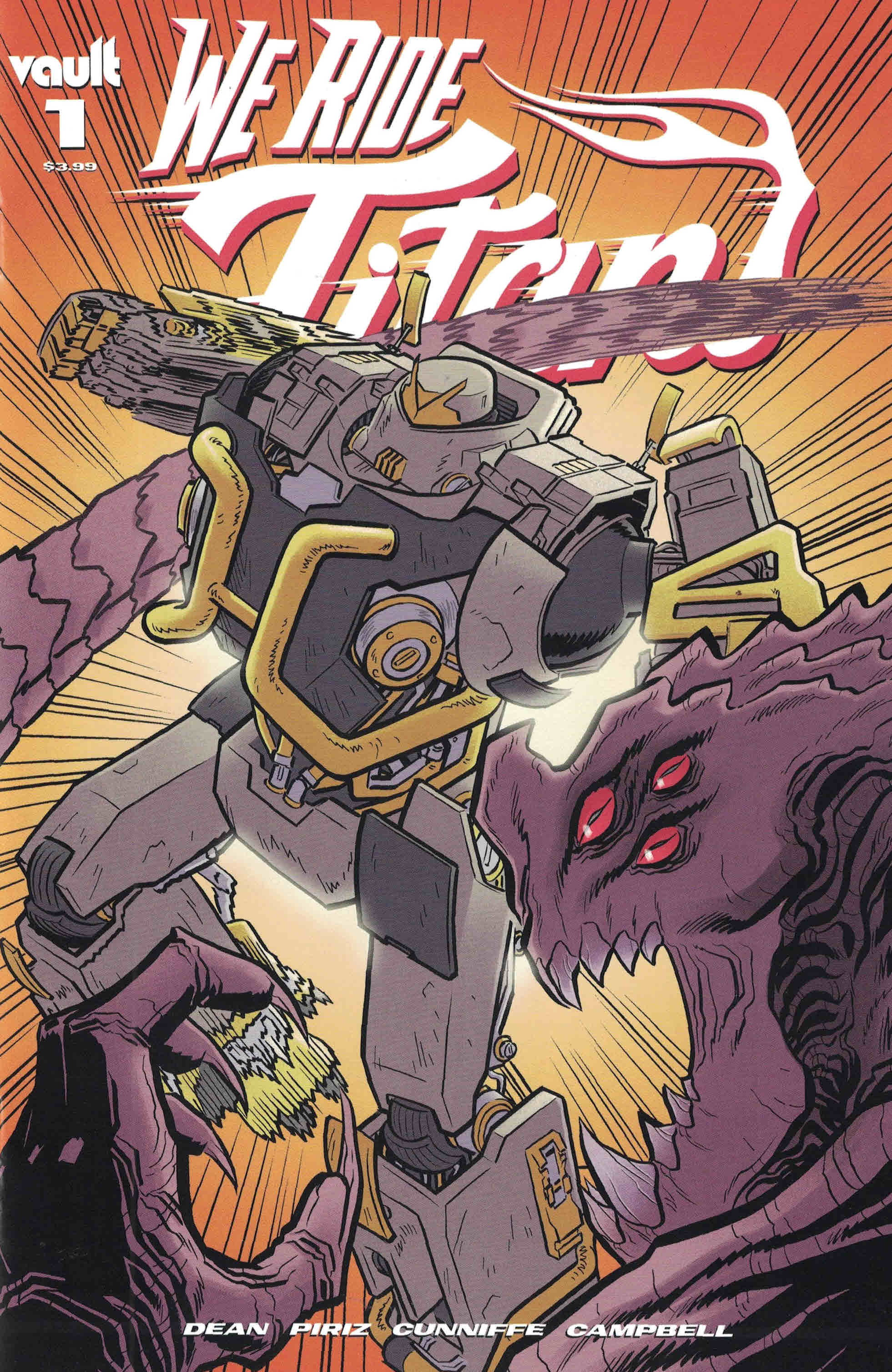 We Ride Titans #1 1:50 Wilson IV Variant Vault 2021