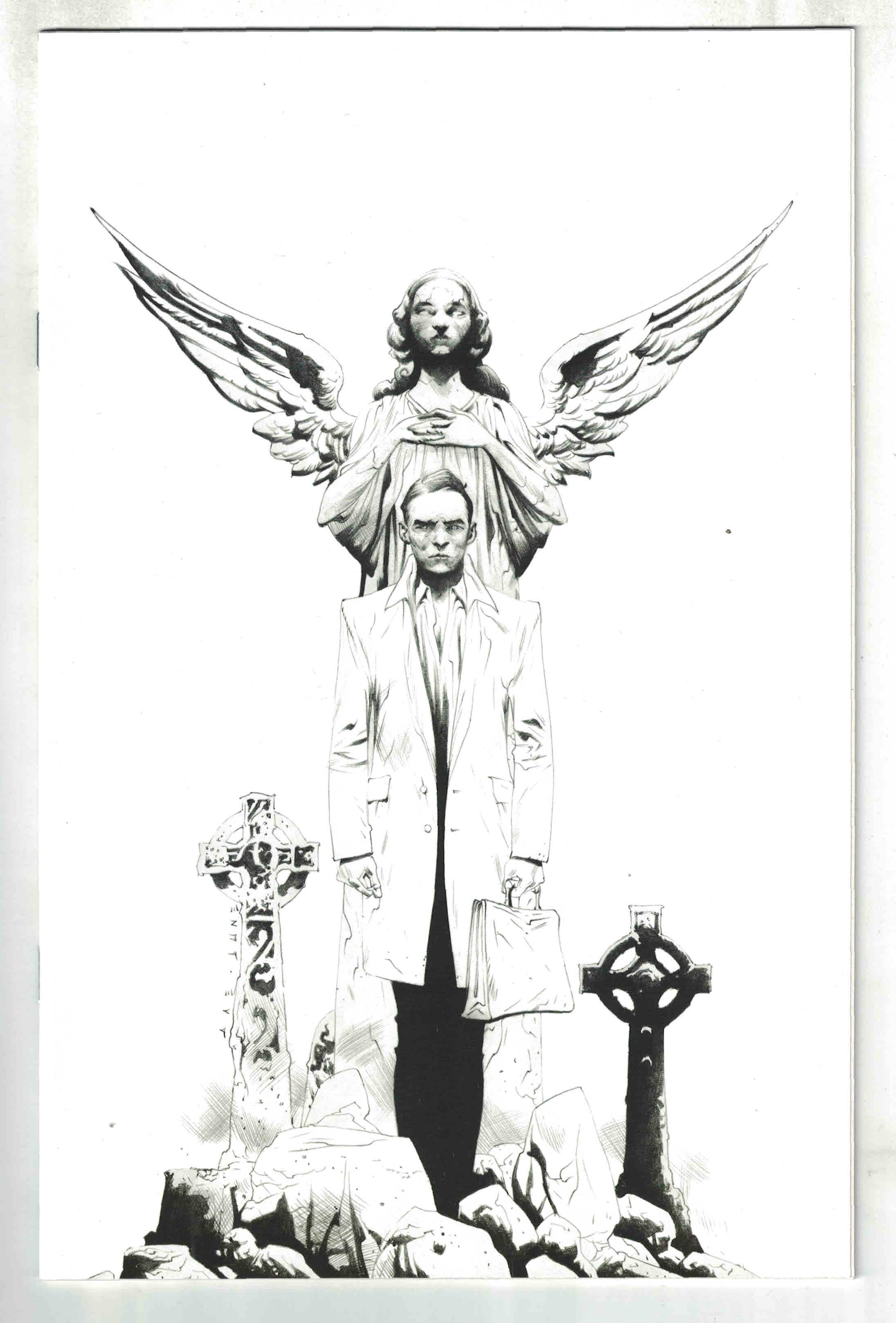He Who Fights With Monsters #1 1:50 Jae Lee Line Art B&W Variant Ablaze 2021 VF