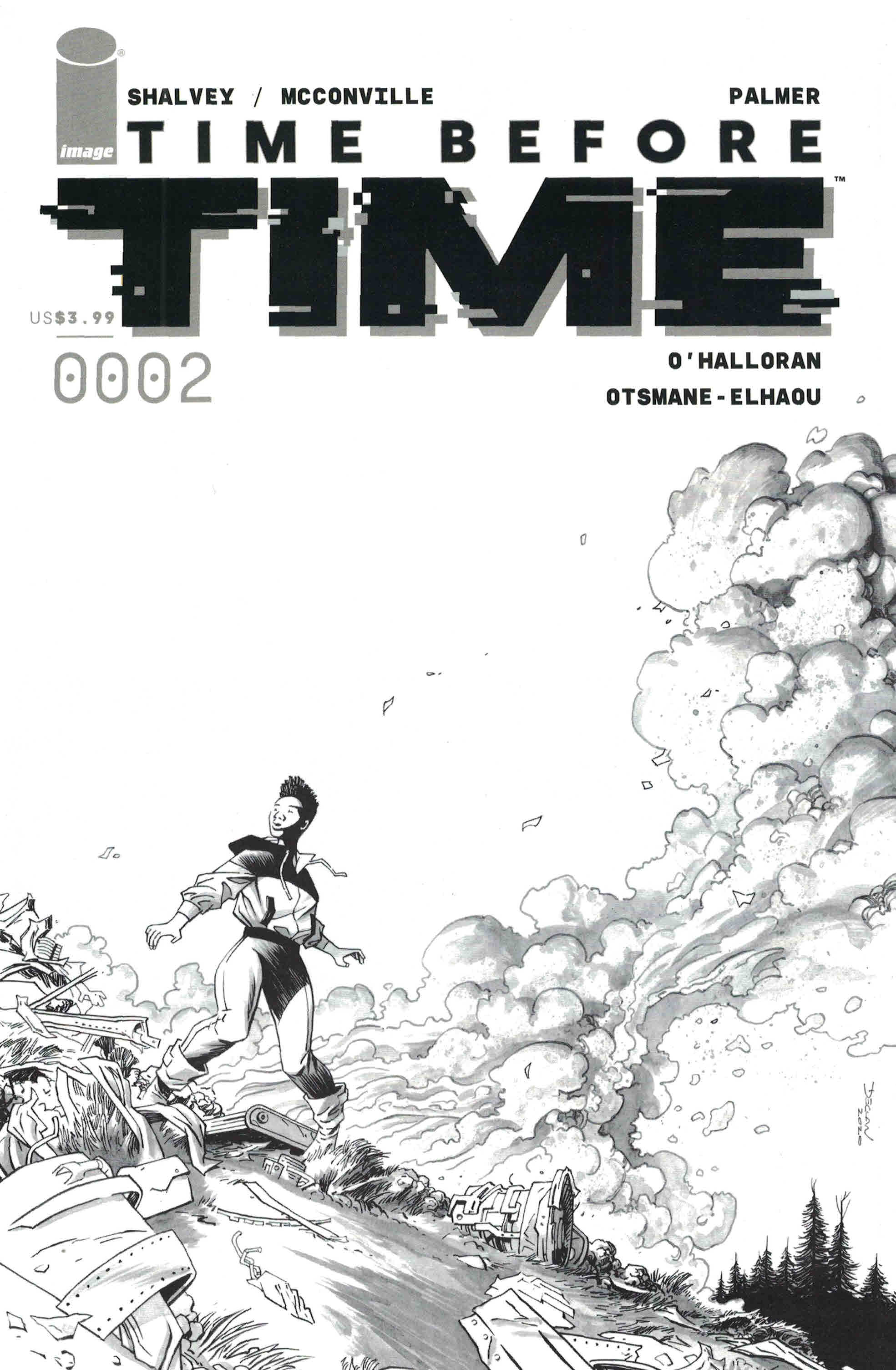 Time Before Time #2 1:10 Shalvey B&W Image 2021