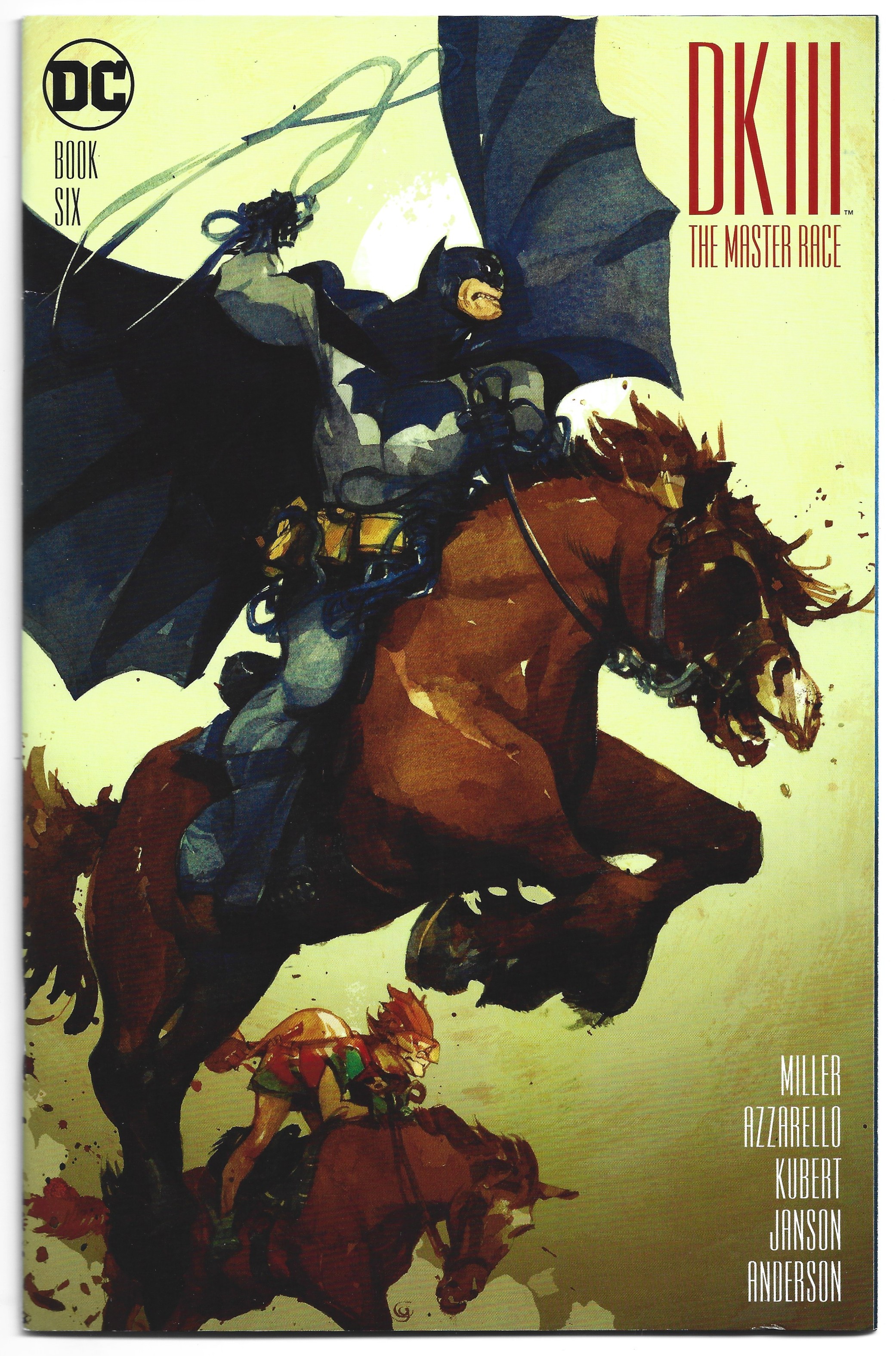 Dark Knight III Master Race #6 1:50 Tocchini Variant Batman DK3 2015 VF/NM
