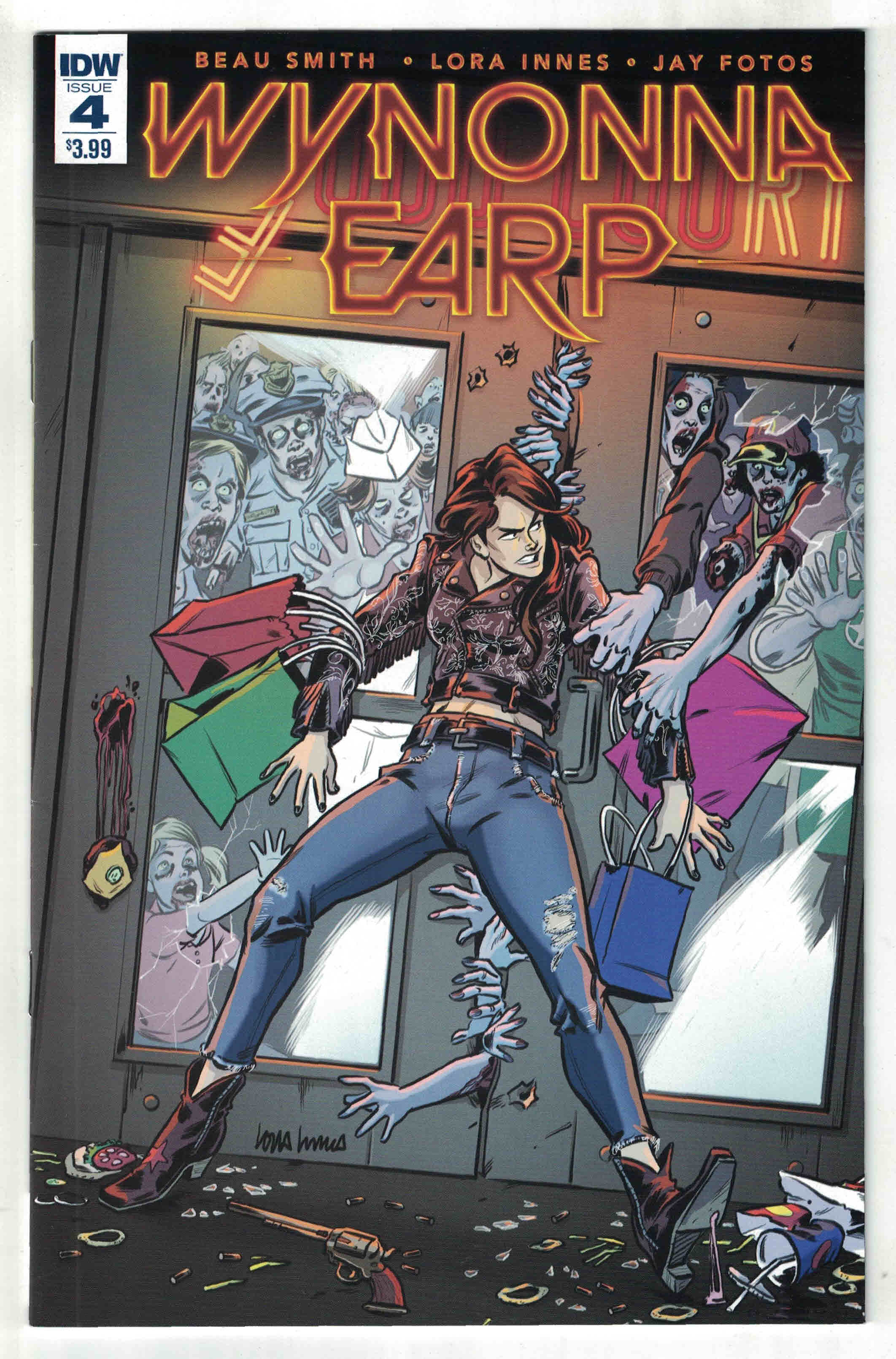 Wynonna Earp #4 Lora Innes Variant IDW 2016 VF/NM