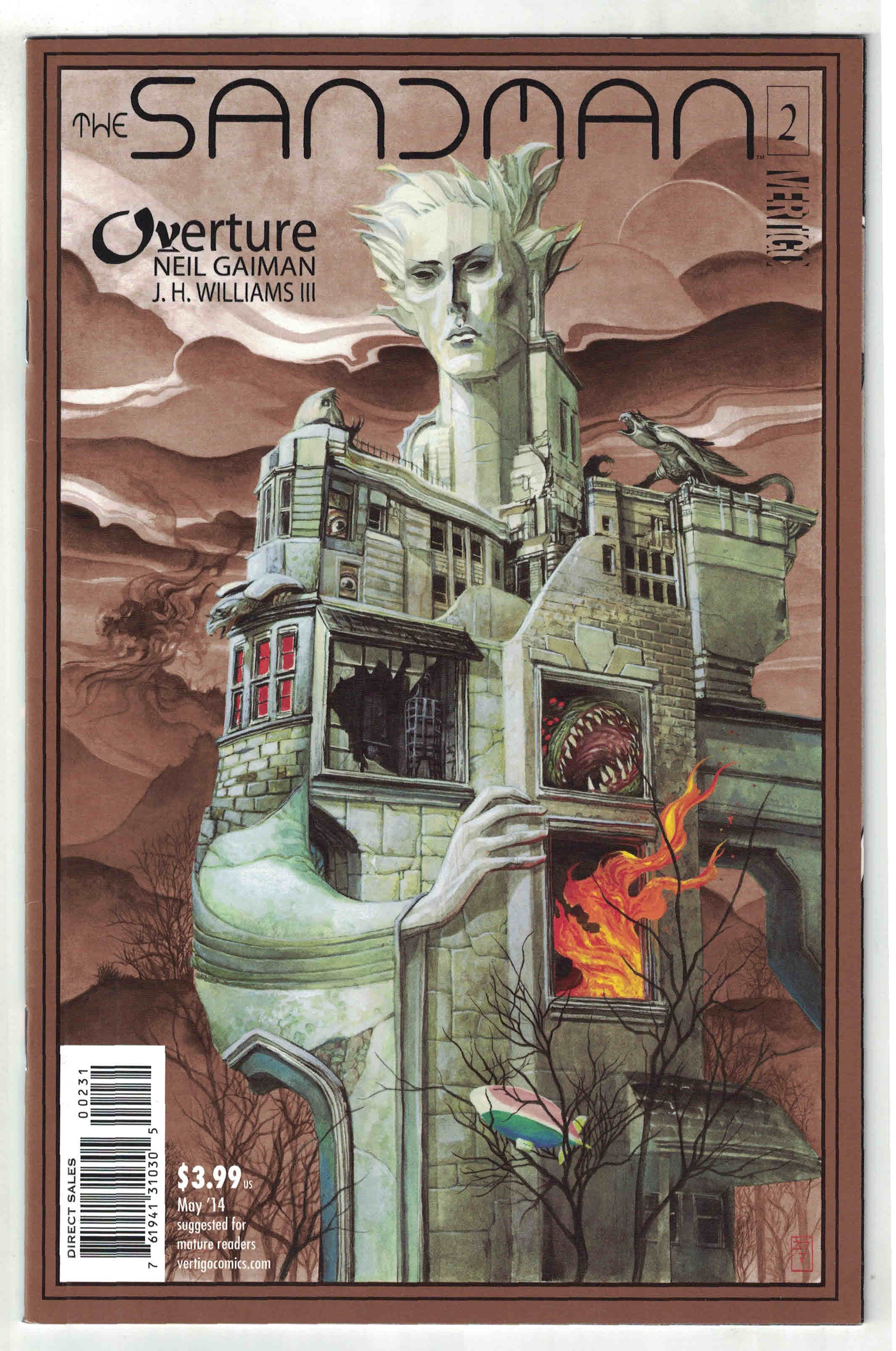 Sandman Overture #2 J.H. Williams Cover C Variant Neil Gaiman