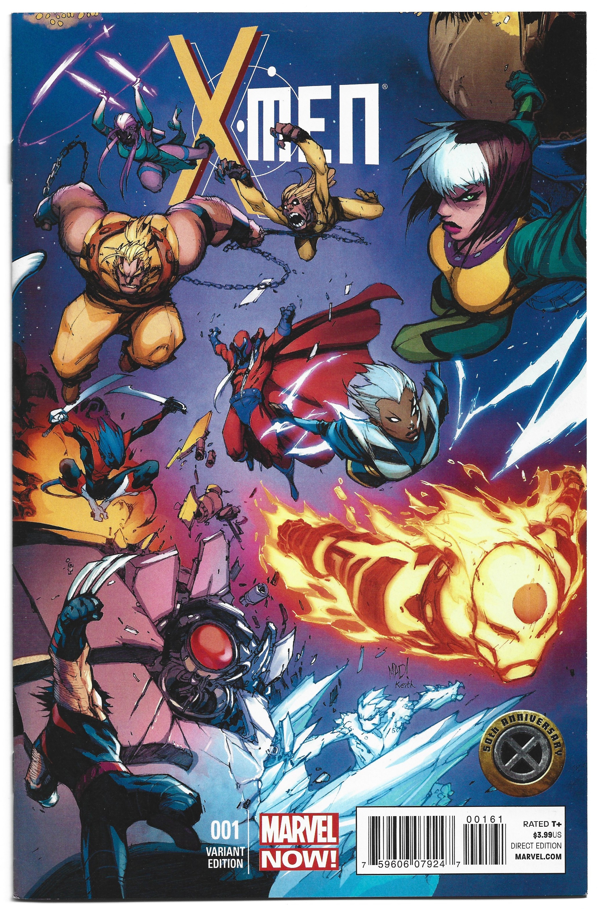 X-Men #1 Joe Madureira 50th Anniversary Variant Marvel 2013 Brian