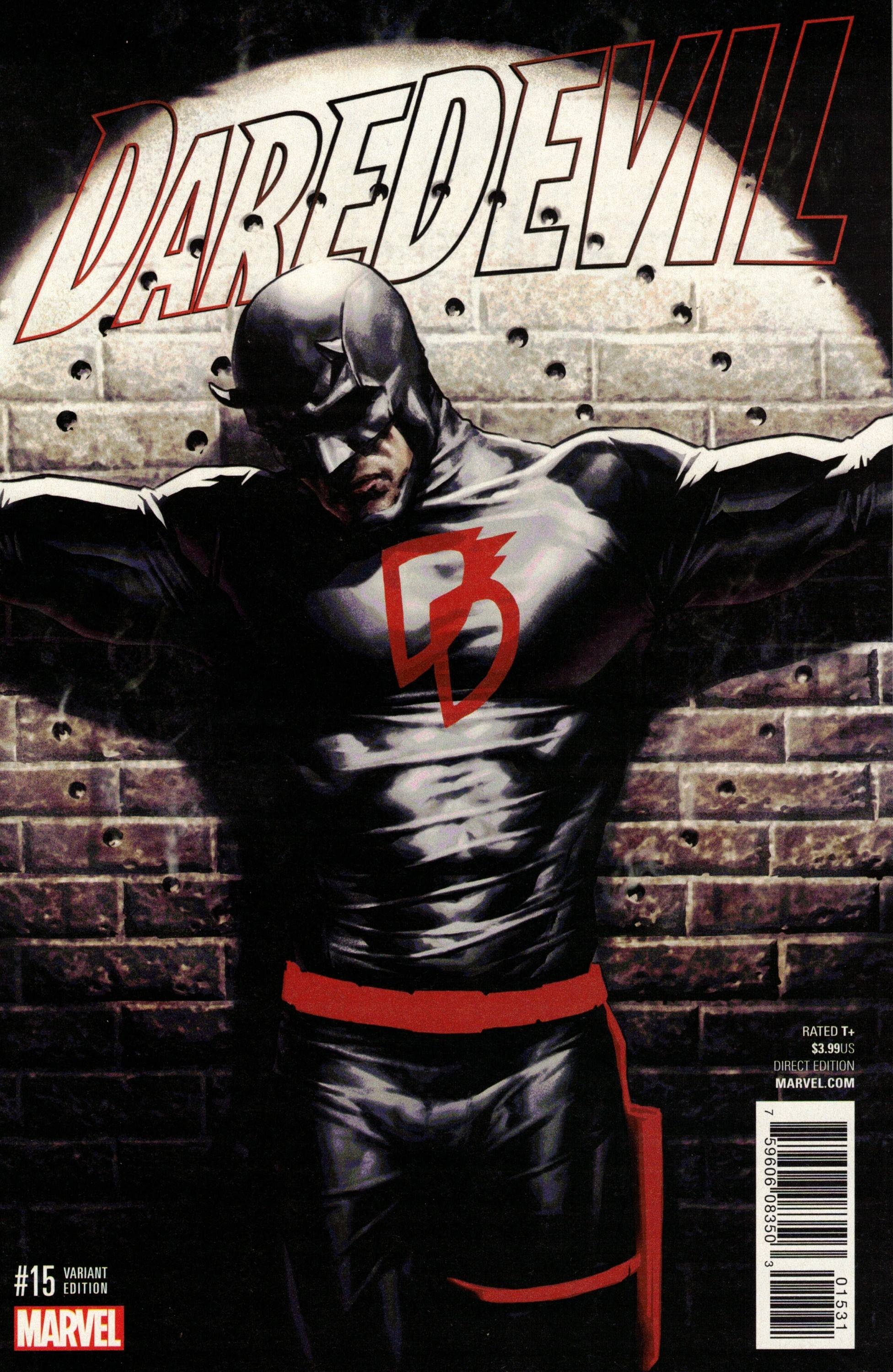 Daredevil #15 1:25 Lee Bermejo Variant Marvel 2016 Charles Soule