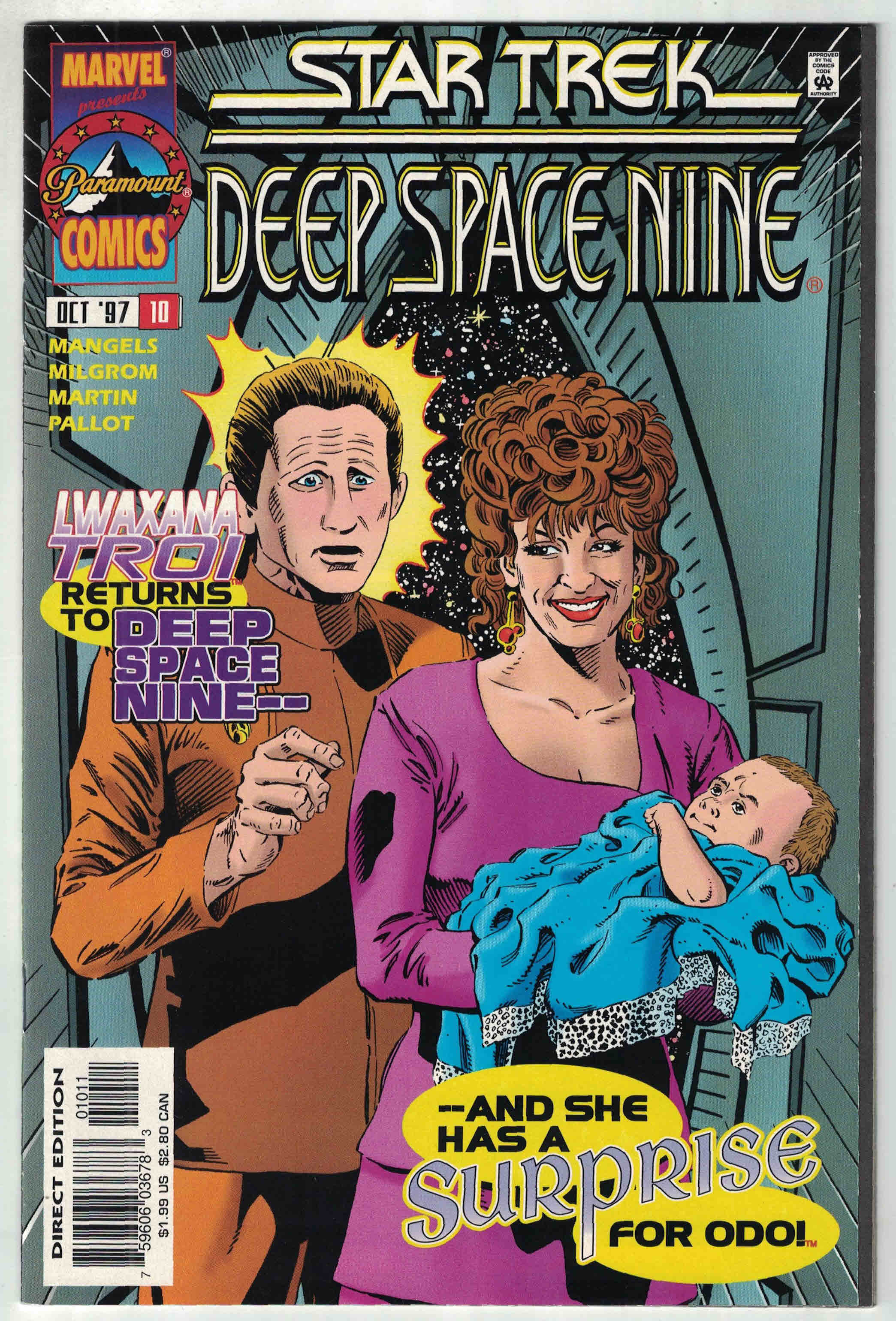 Star Trek Deep Space Nine #10 1st Print Cover A Lwaxana Troi
