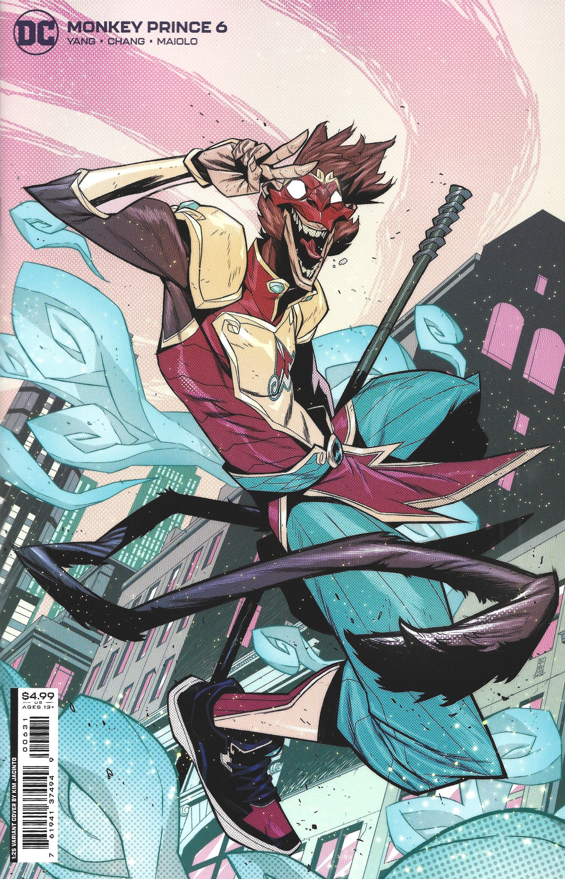 Monkey Prince #6 1:25 Kim Jacinto Variant Gene Luen Yang DC 2022