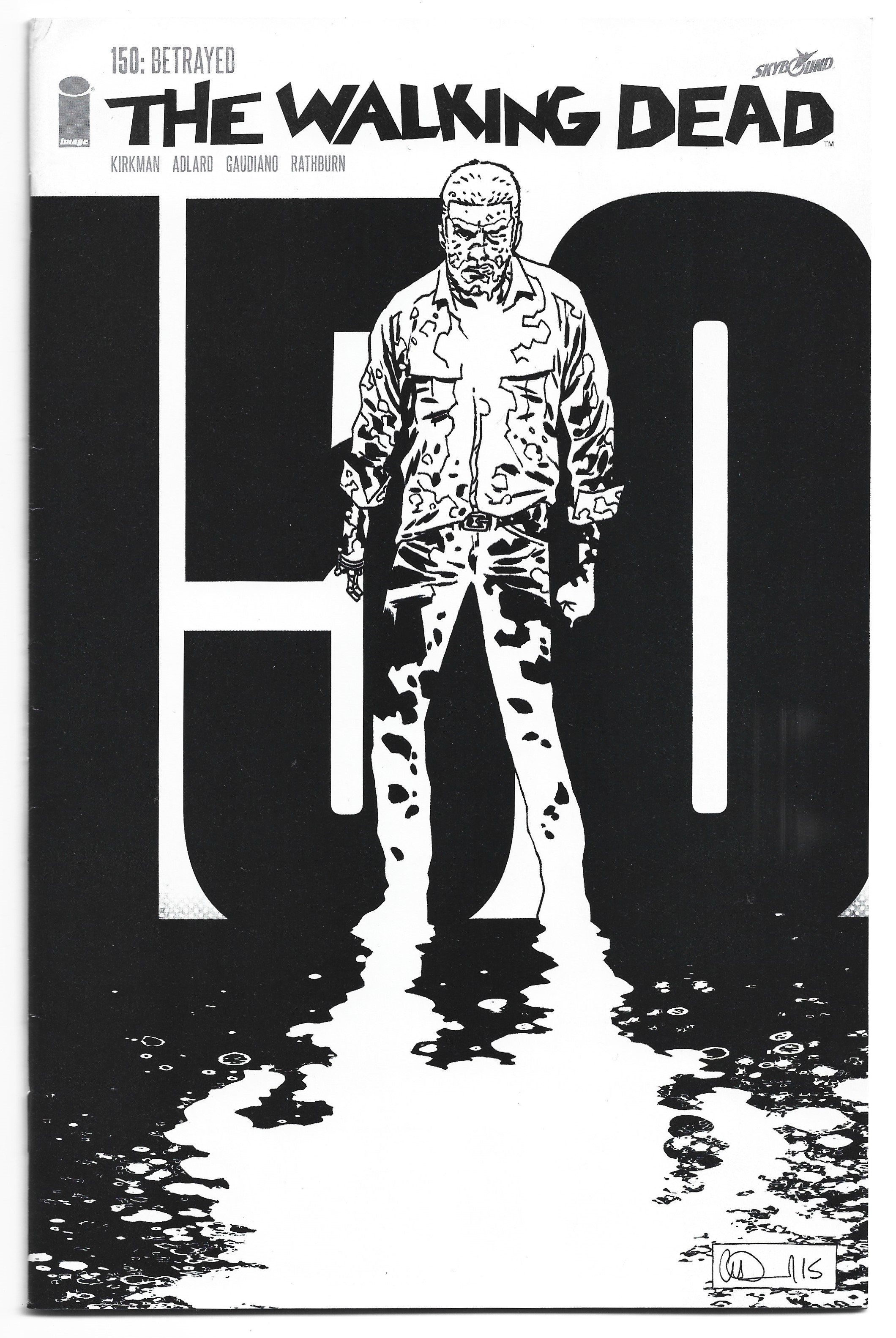 Walking Dead #150 Retailer Variant アメコミ Walking Dead #150 Retailer Appreciation B&W Variant One Per Store
