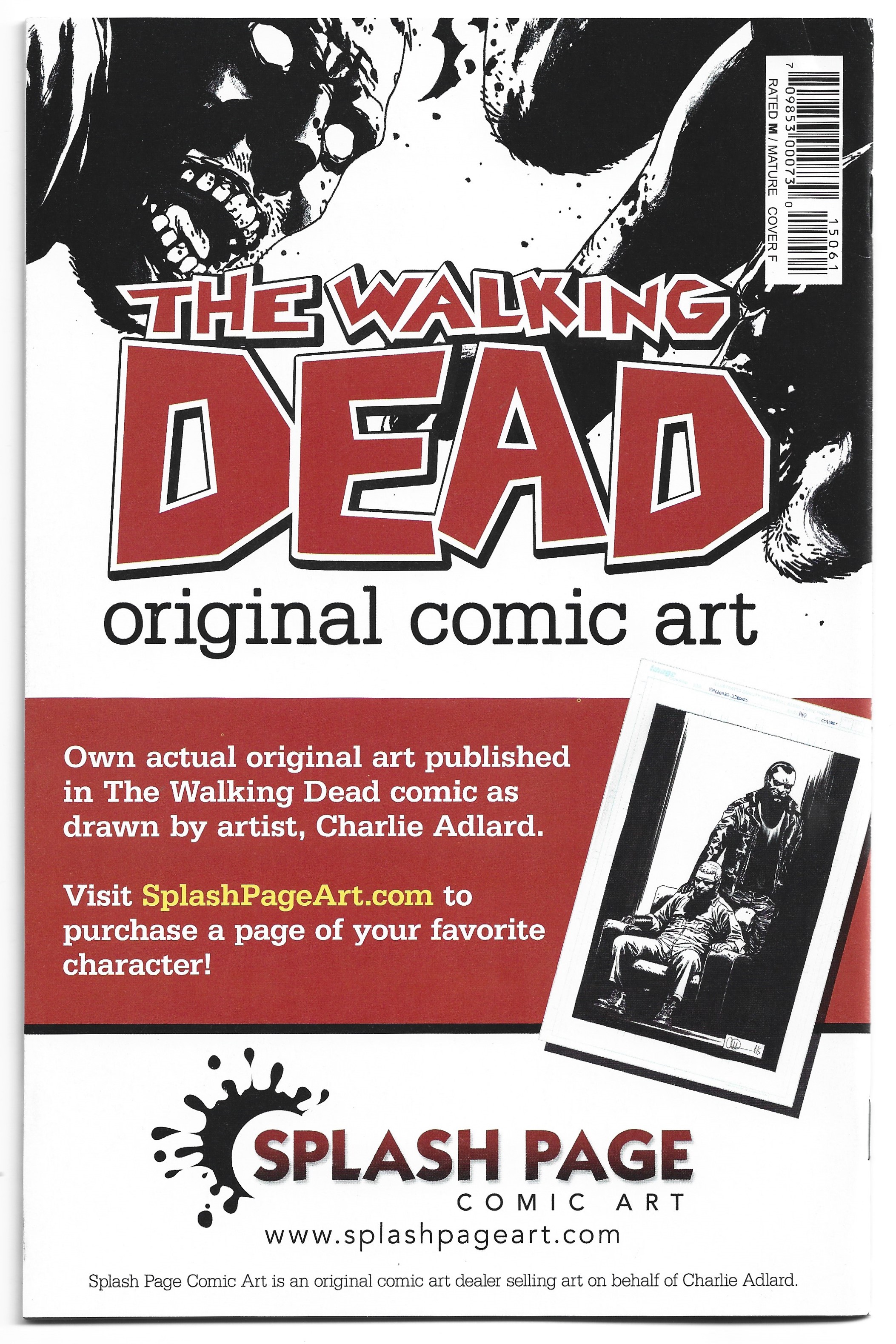 Walking Dead #150 Retailer Appreciation B&W Variant One Per Store