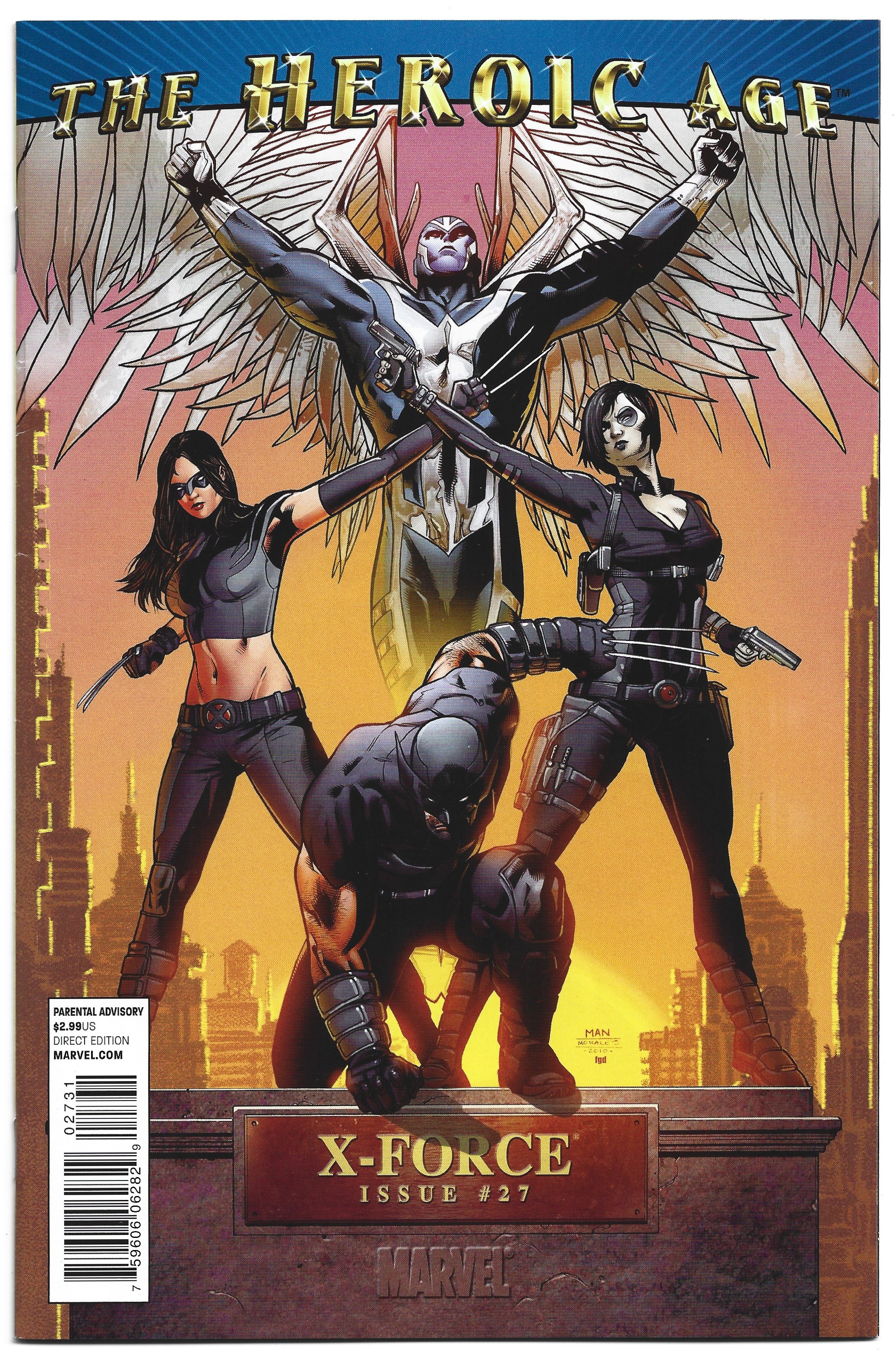 X-Force #27 1:15 Clay Mann Heroic Age Variant Marvel 2008 VF/NM
