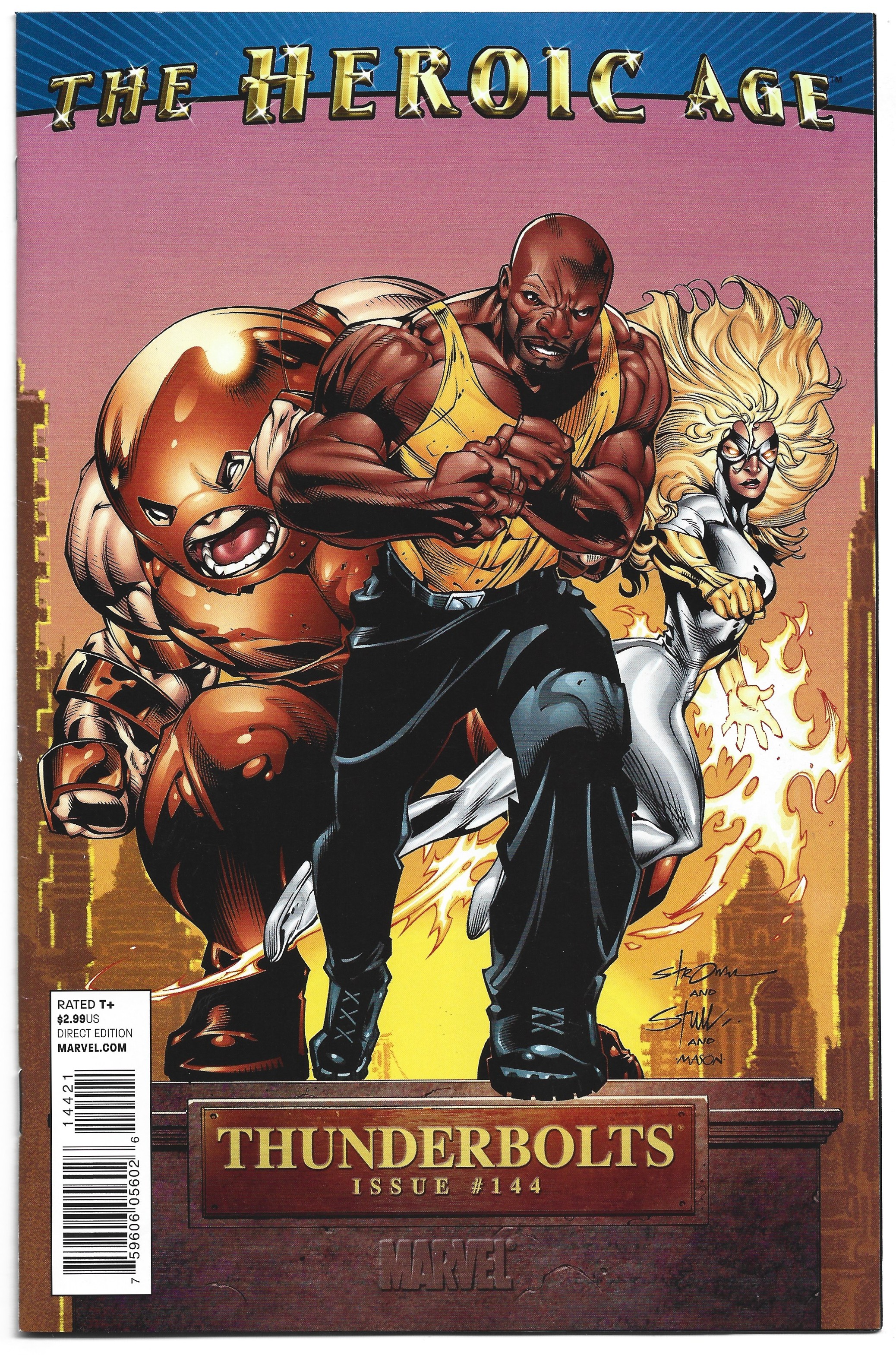 Thunderbolts #144 1:15 Stroman Heroic Age Luke Cage Variant Marvel 1997 VF/NM