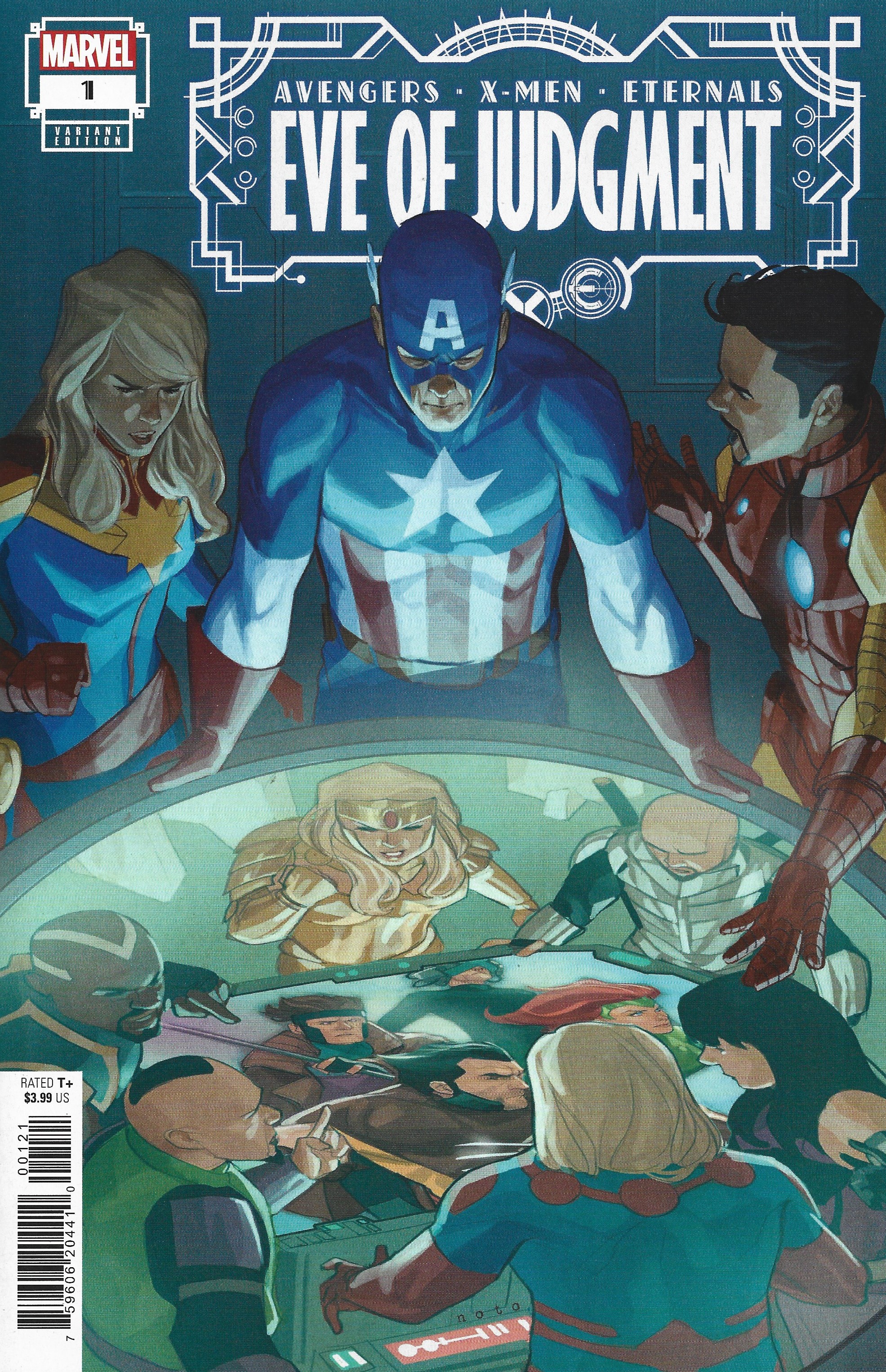 Avengers X-Men Eternals Eve of Judgment #1 1:25 Noto Variant