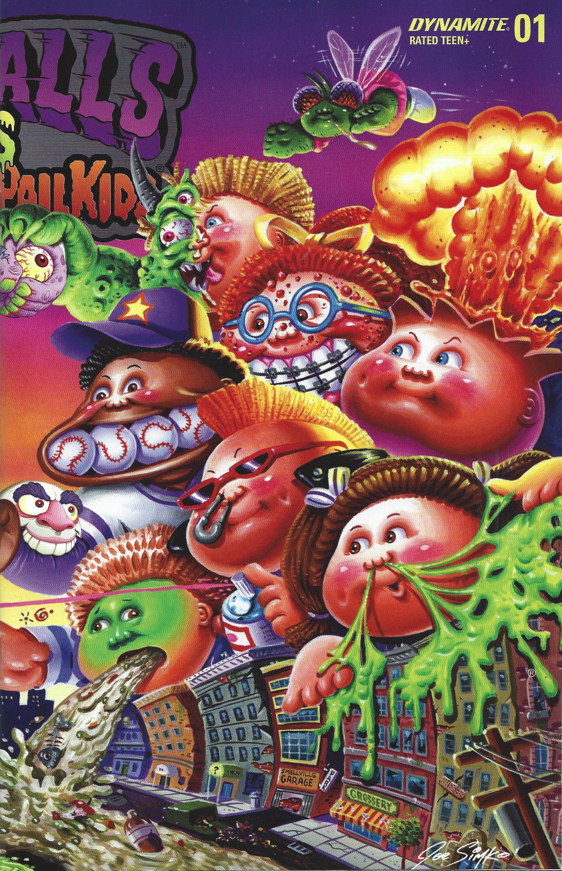 Madballs vs Garbage Pail Kids #1 1:10 Simko & Groman Variant