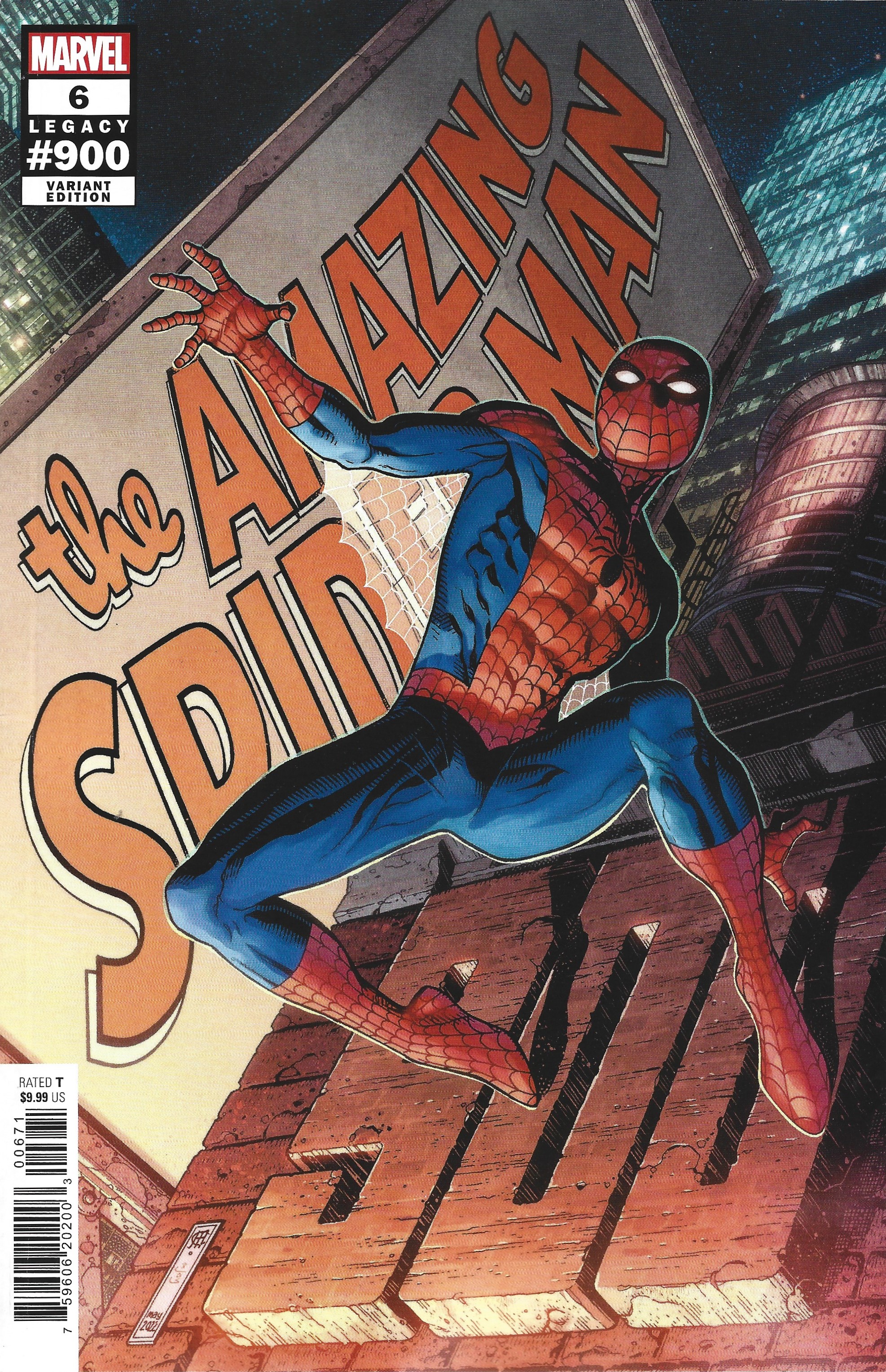 Amazing Spider-Man #6 1:50 Jim Cheung Variant LGY #900 Marvel 2022