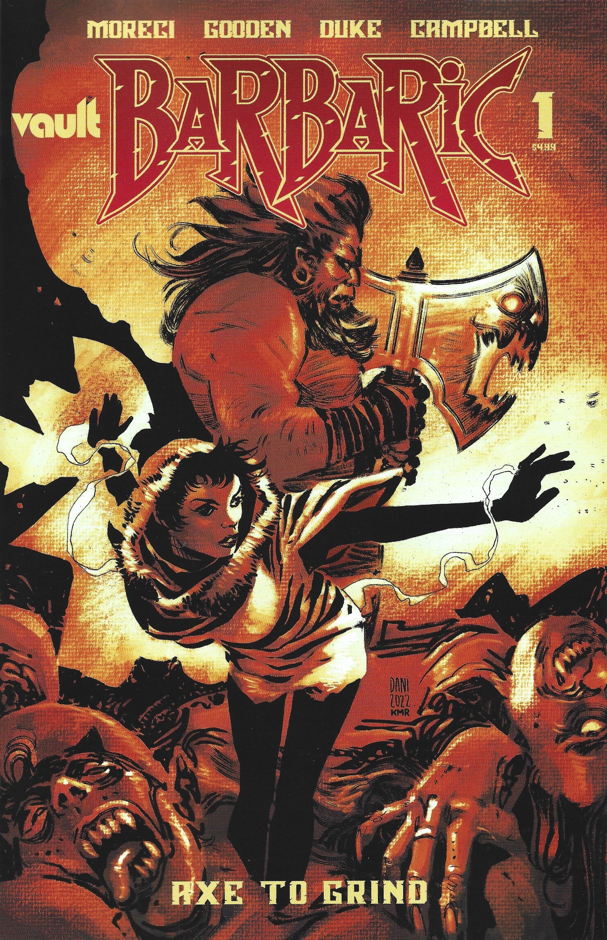 Barbaric Axe to Grind #1 1:10 Dani Variant Vault 2022 – Ultimate
