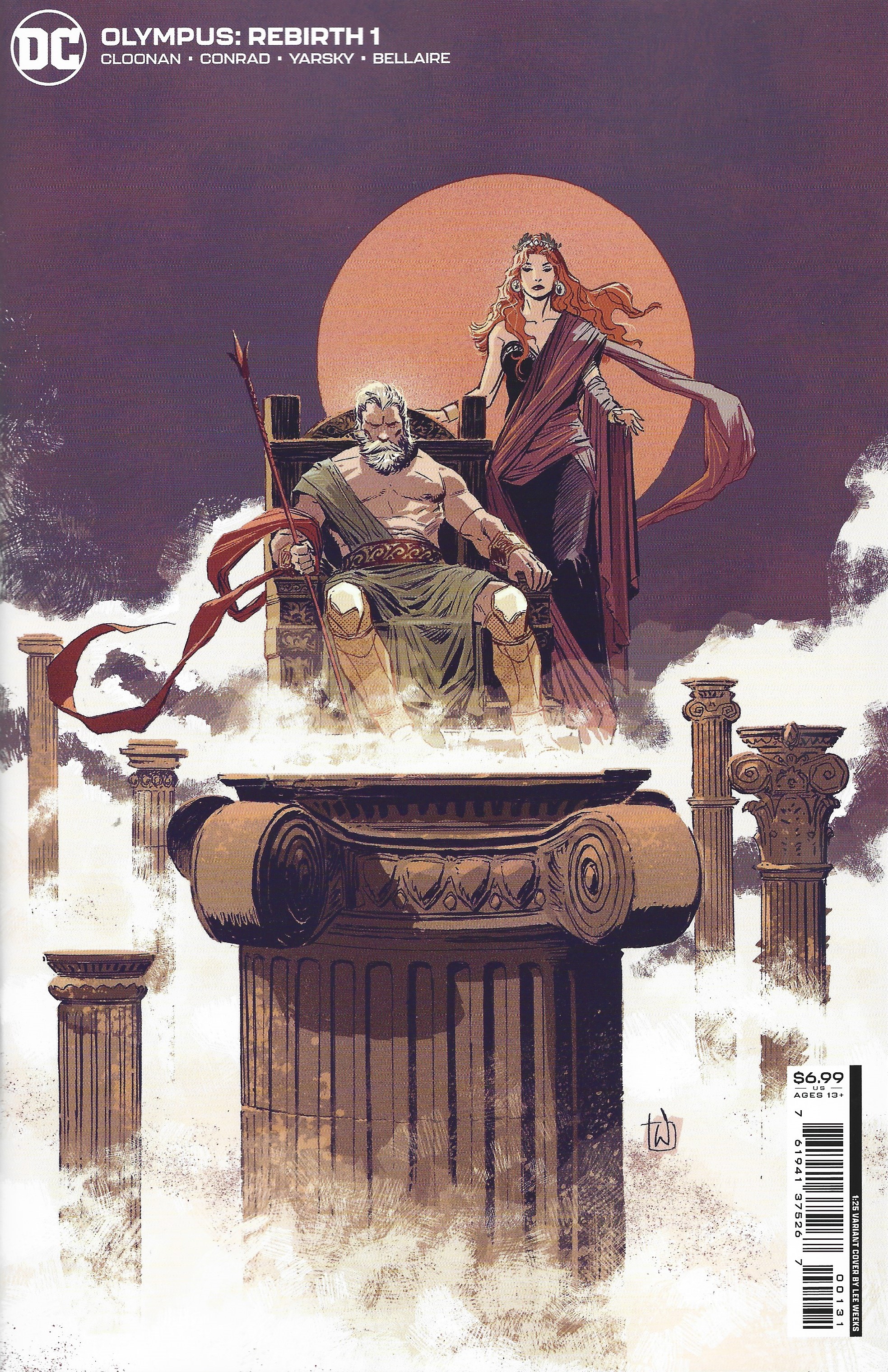 Olympus Rebirth #1 1:25 Weeks Variant Hippolyta of Themyscira DC