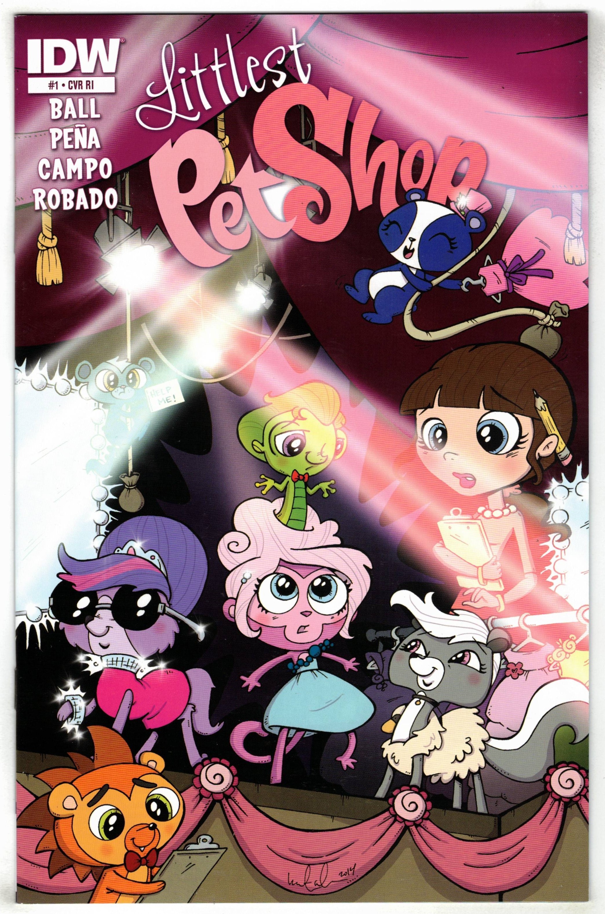 Littlest Pet Shop #1 1:10 Katie Cook Variant IDW 2014 VF/NM
