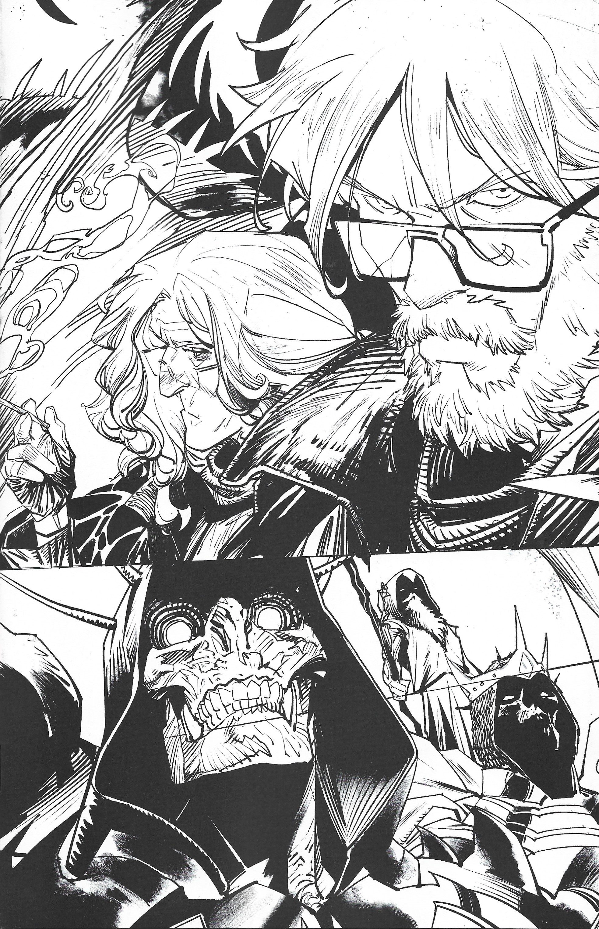 Once and Future #29 1:10 Dan Mora B&W Virgin Variant Gillen Boom 2019