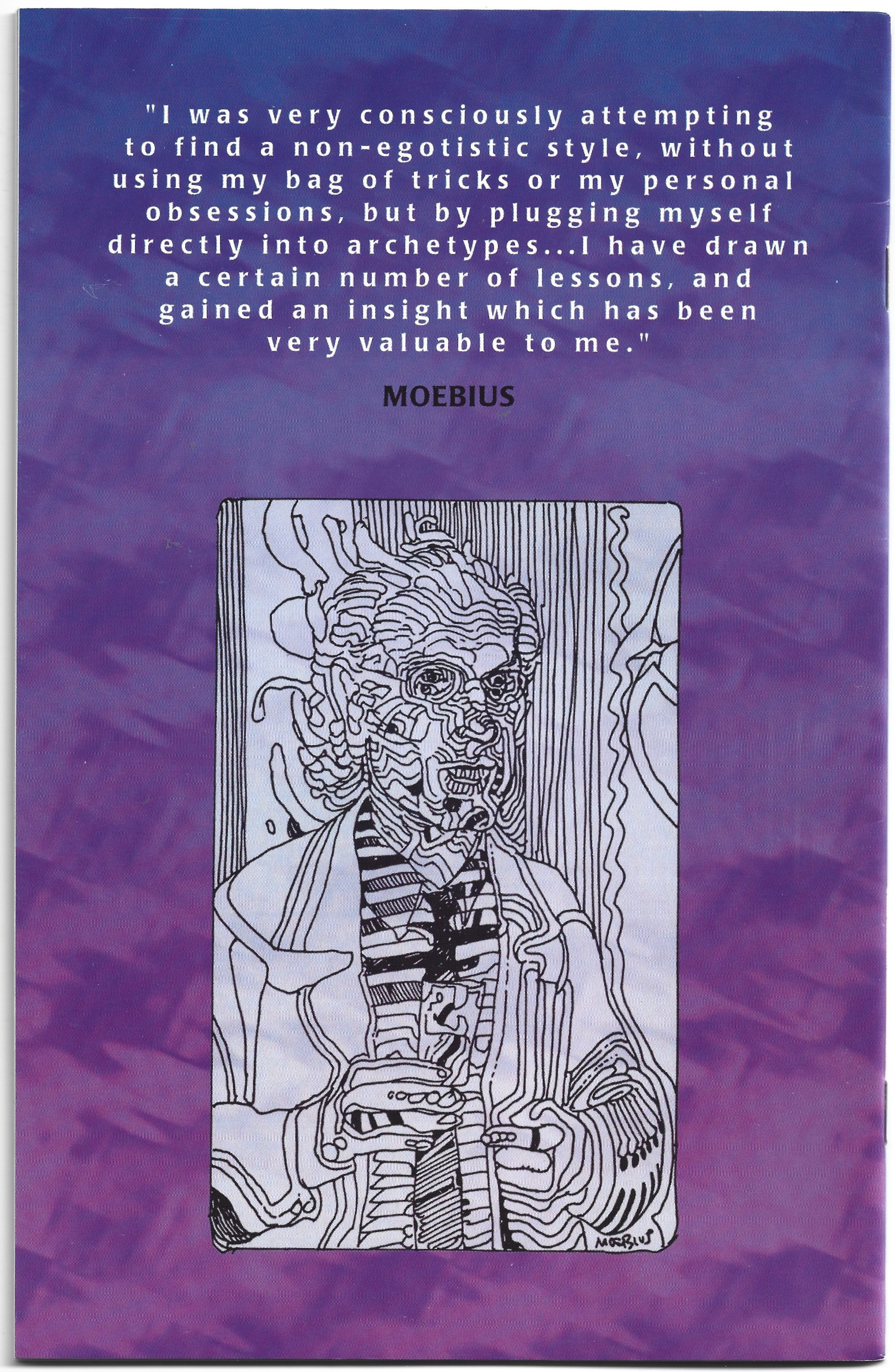 Moebius Comics #1 Jean Giraud Arzach Internal Transfer Caliber