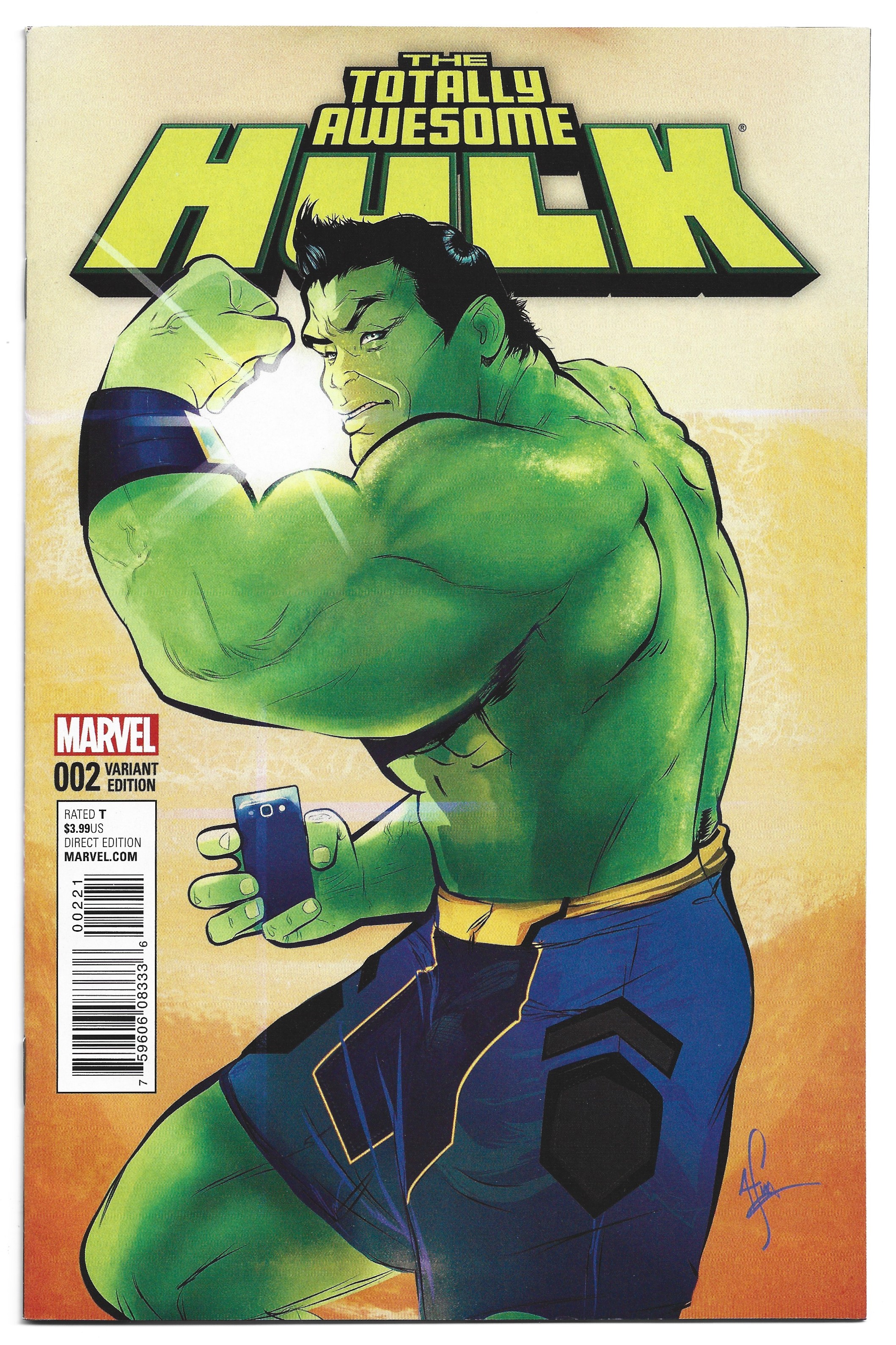 Totally Awesome Hulk #2 Afua Richardson Variant Marvel 2016 VF/NM