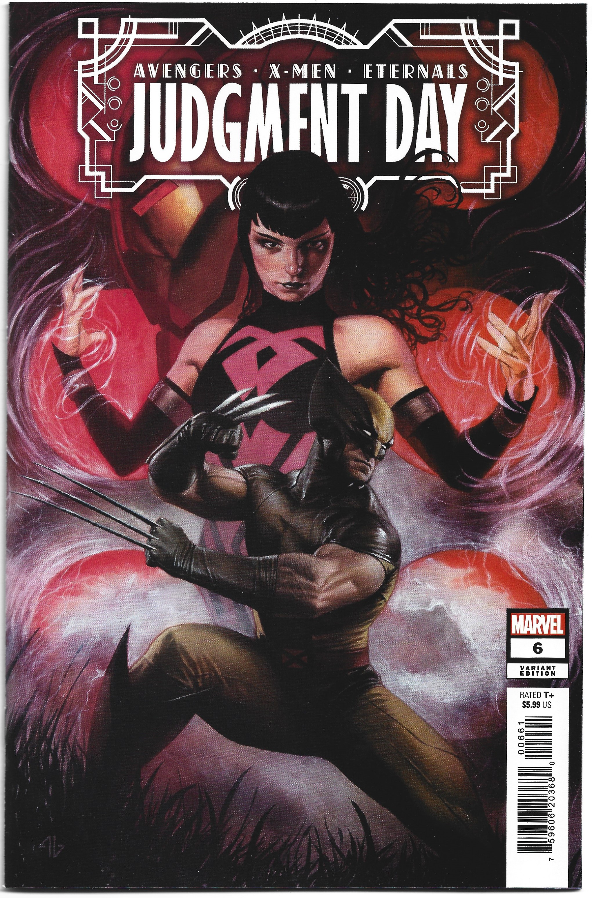 Avengers X-Men Eternals Judgment Day #6 1:50 Granov Variant 2022