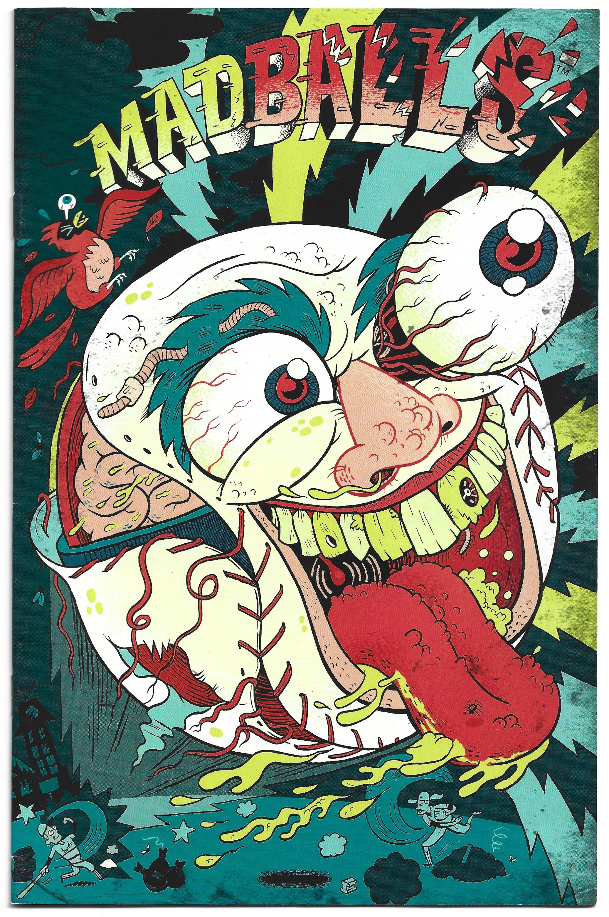 Madballs #1 1:5 Zettwoch Variant McGinty Bizzarro Bowl Lion Forge 2016 VF