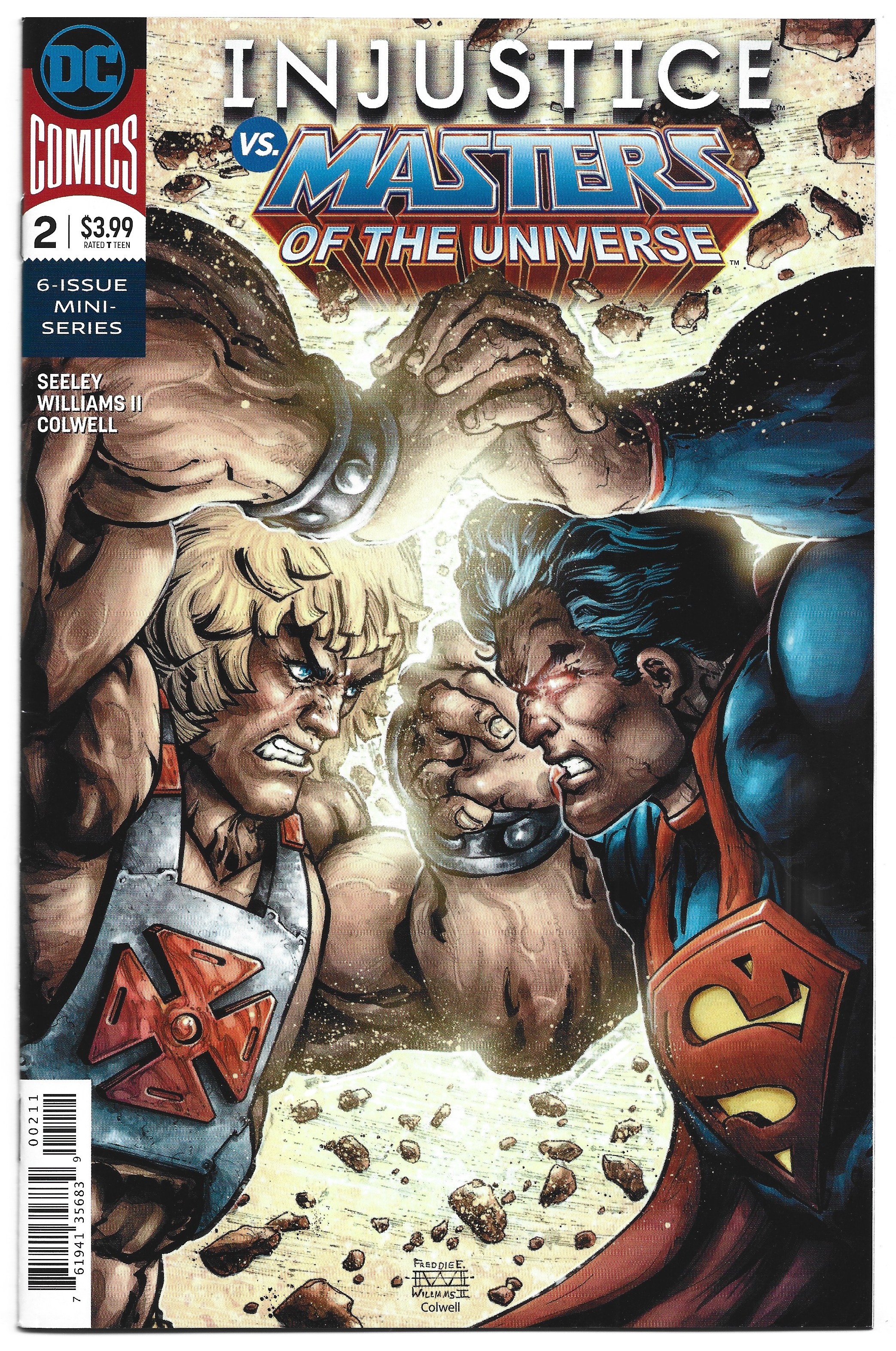 Injustice vs Masters of the Universe #2 Williams II Cover A He-Man DC 2018 VF/NM