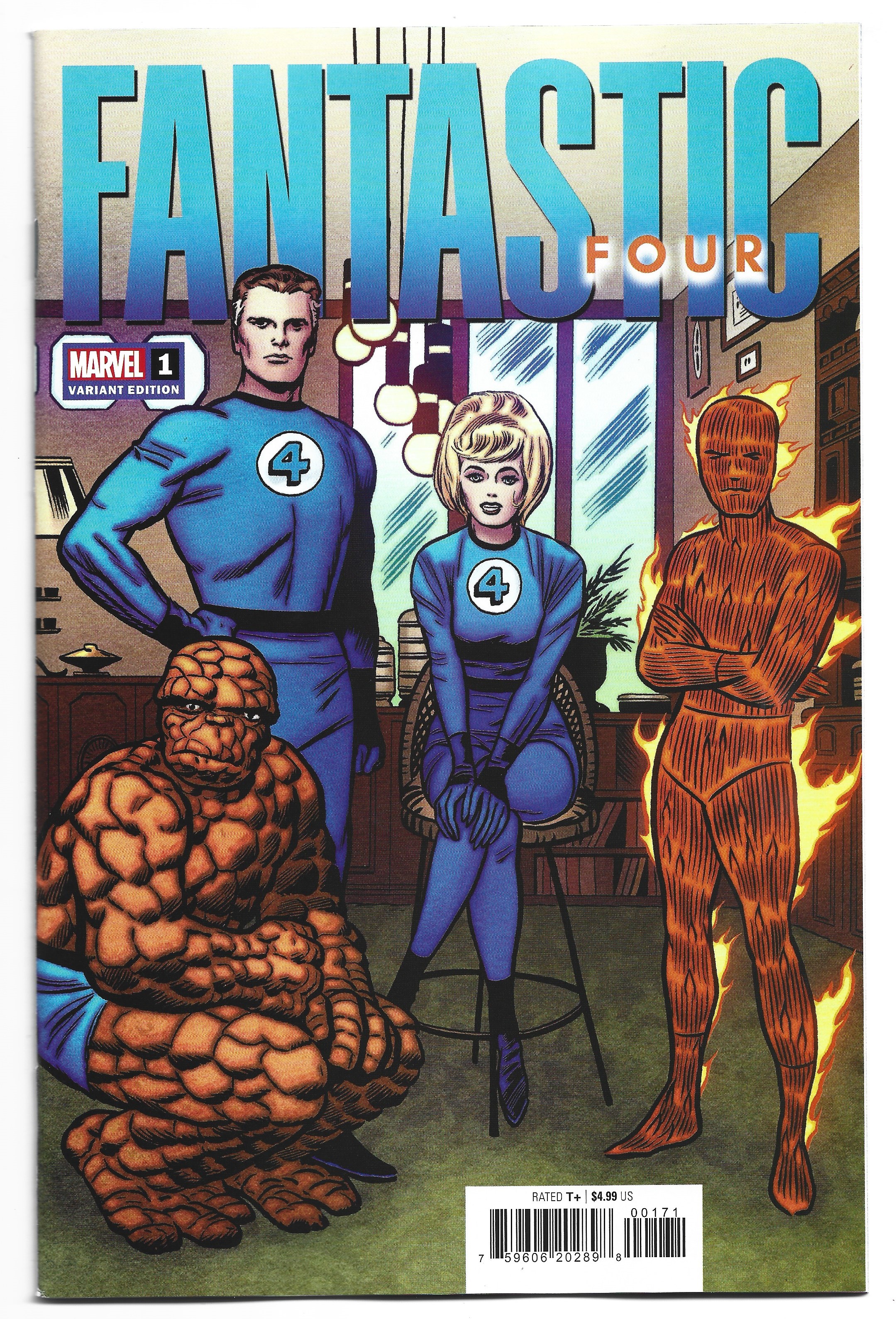 Fantastic Four #1 1:50 Jack Kirby Variant Marvel 2022 VF/NM