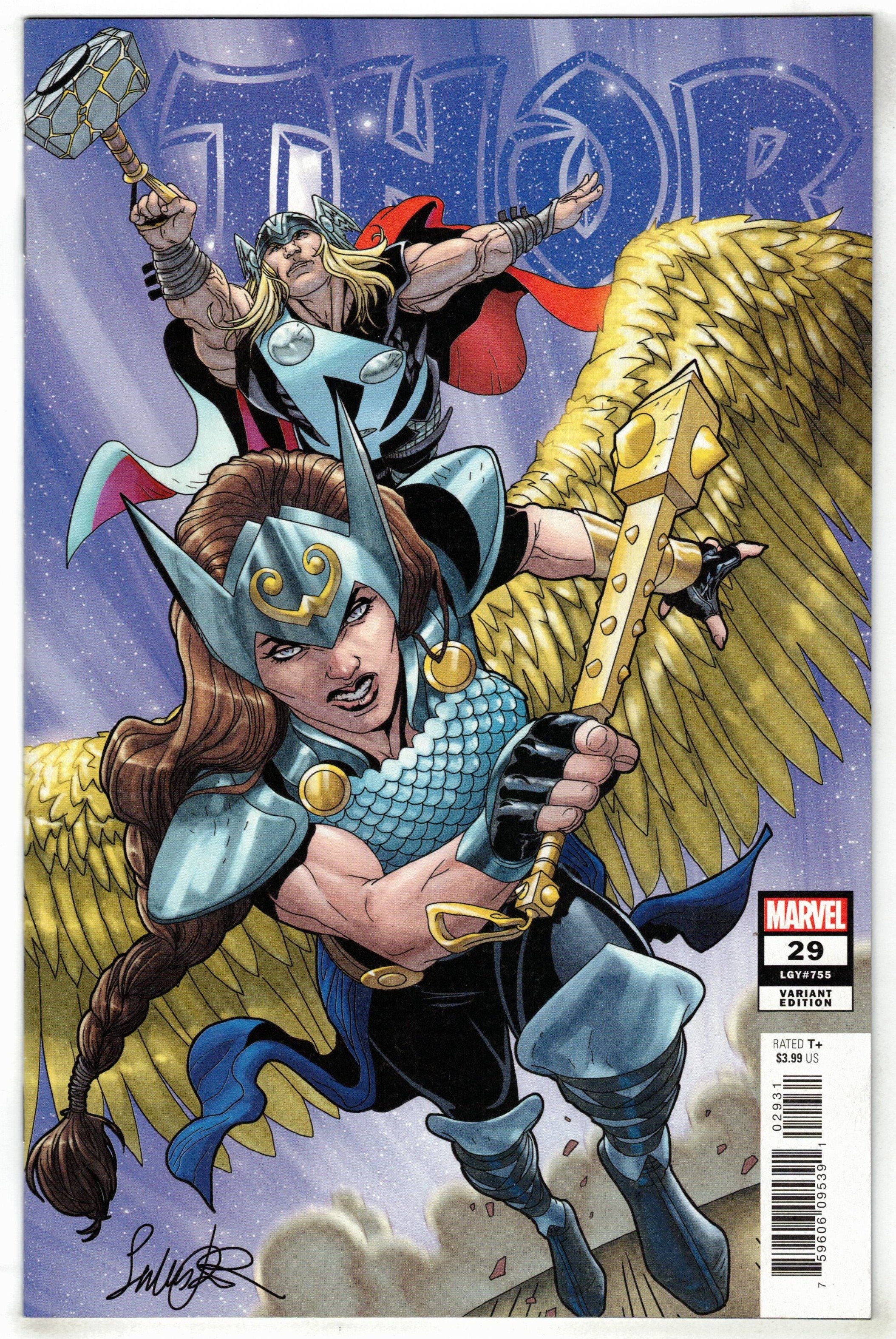 Thor #29 1:25 Salvador Larroca Variant Valkyrie Marvel 2020 VF/NM