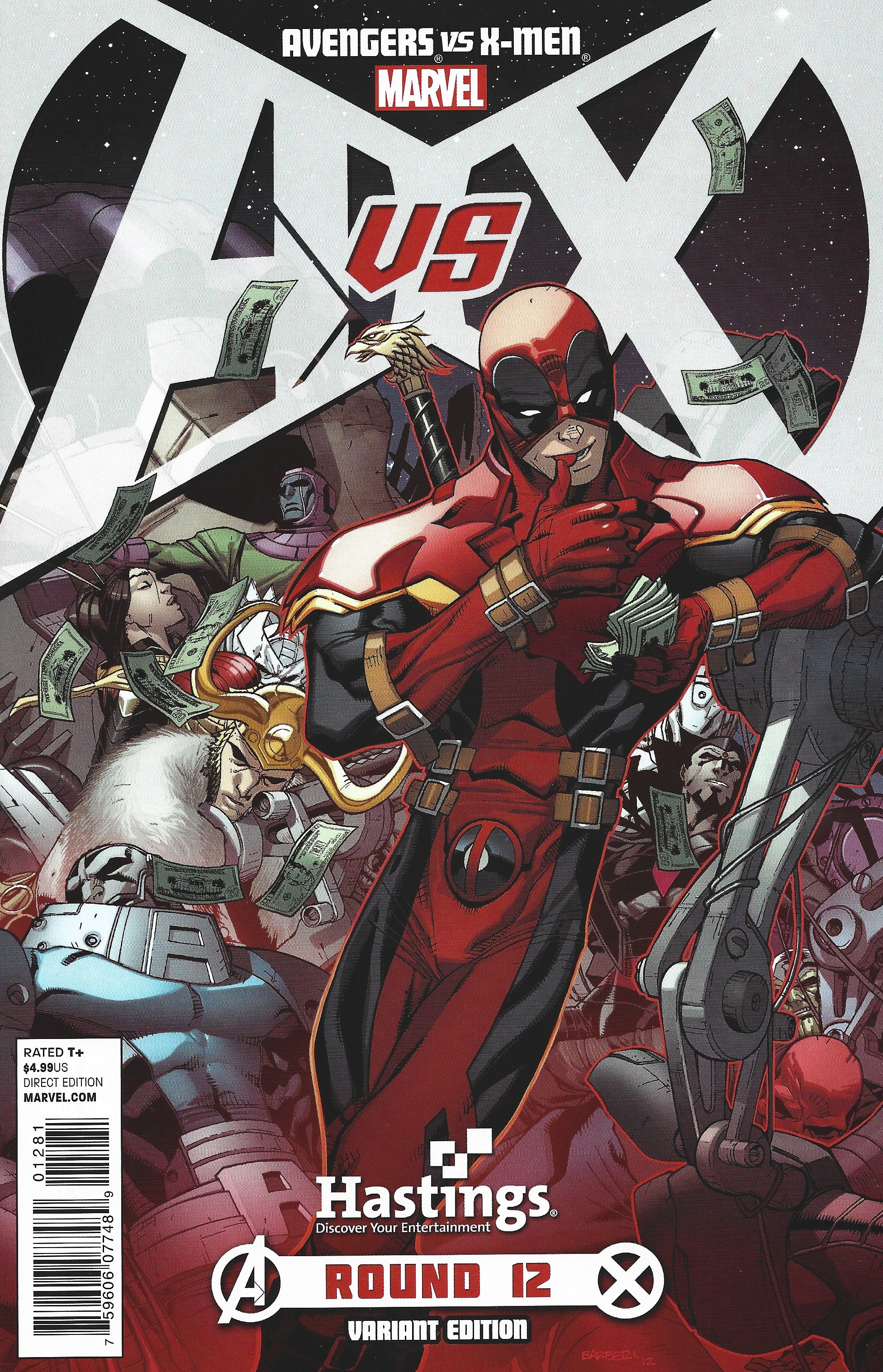 Avengers vs X-Men #12 Hastings Exclusive Carlo Barberi Variant