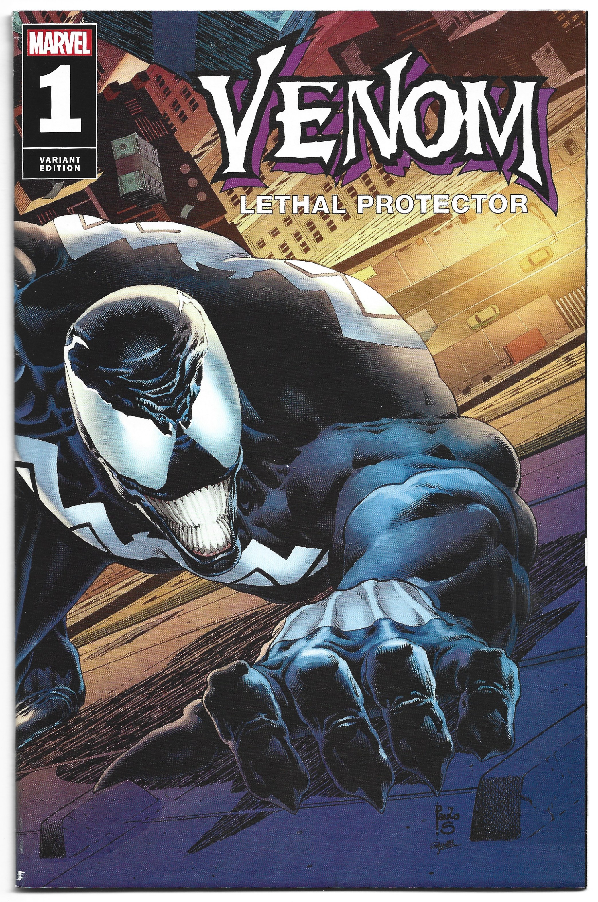 Venom Lethal Protector II #1 1:25 Paulo Siqueira Variant Marvel